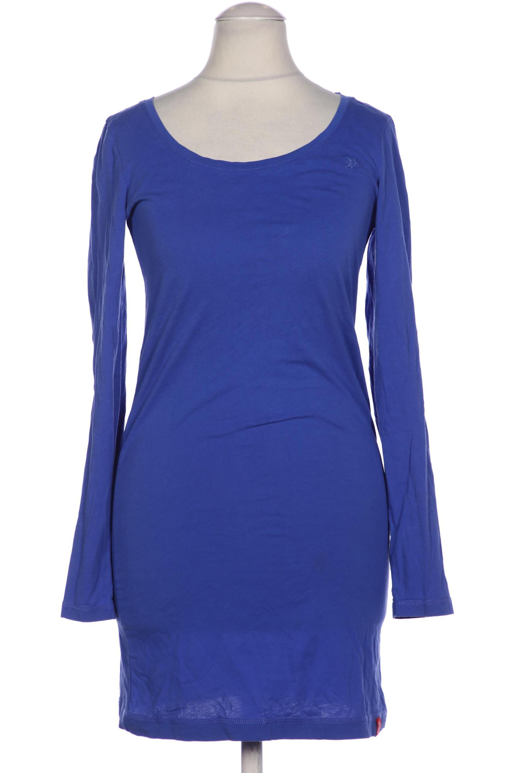 

edc by Esprit Damen Langarmshirt, blau, Gr. 36