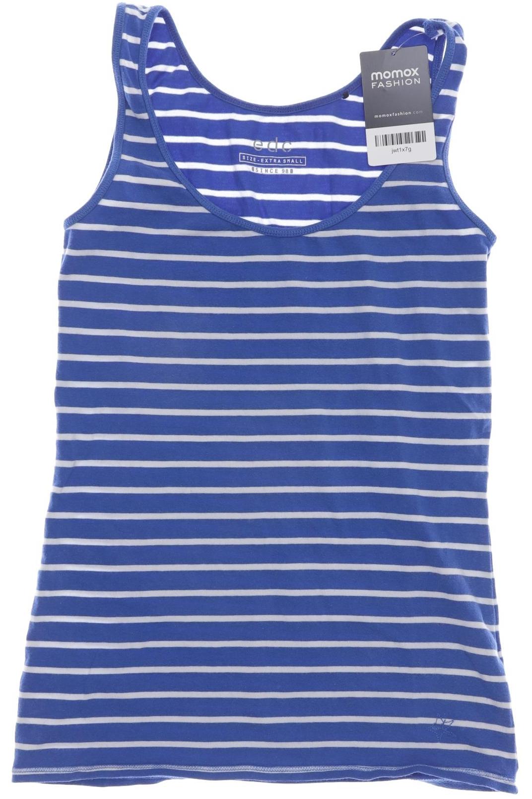 

edc by Esprit Damen Top, blau, Gr. 34