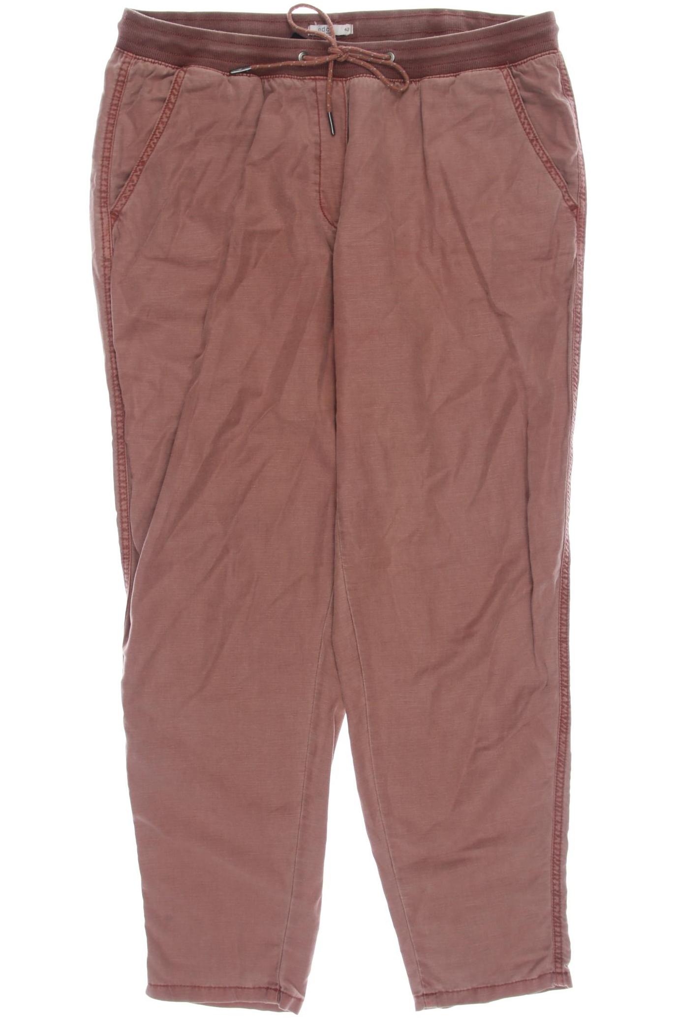 

edc by Esprit Damen Stoffhose, bordeaux, Gr. 42