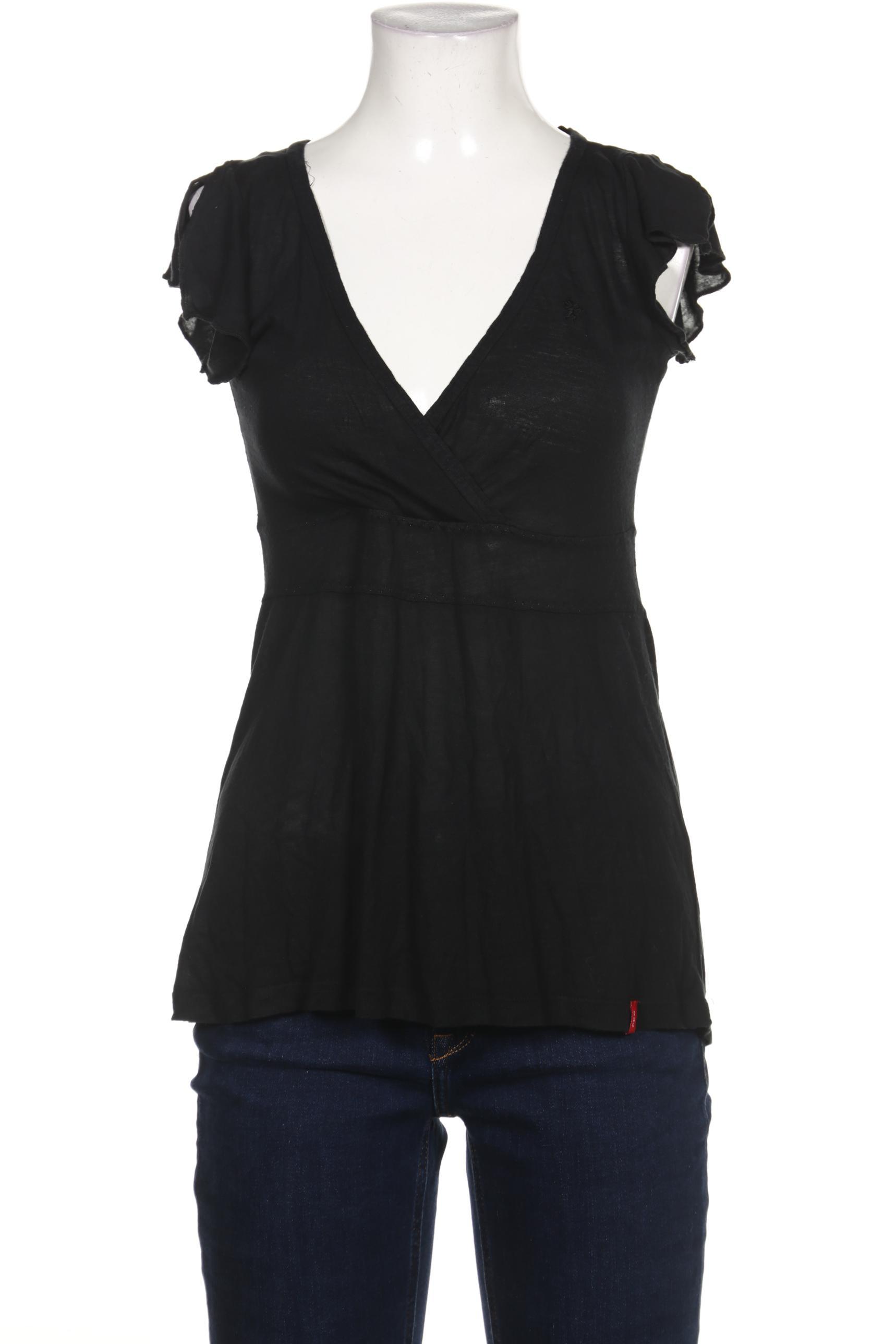 

edc by Esprit Damen T-Shirt, schwarz, Gr. 36