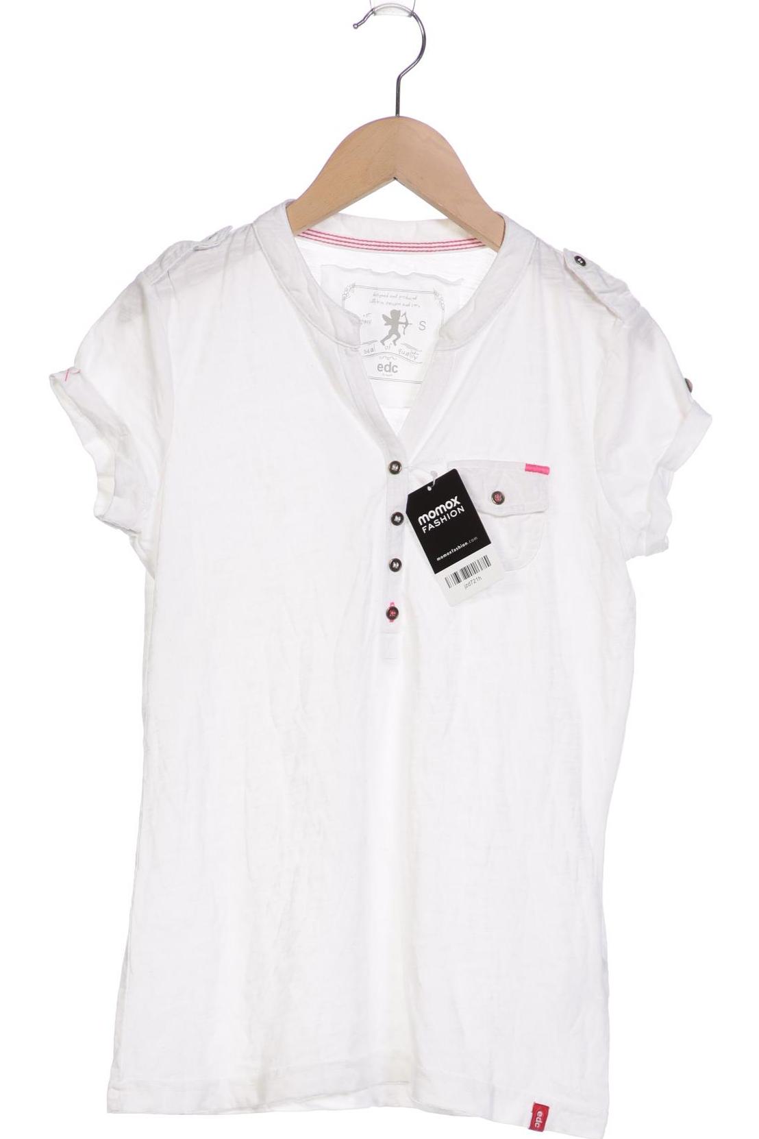 

edc by Esprit Damen T-Shirt, weiß