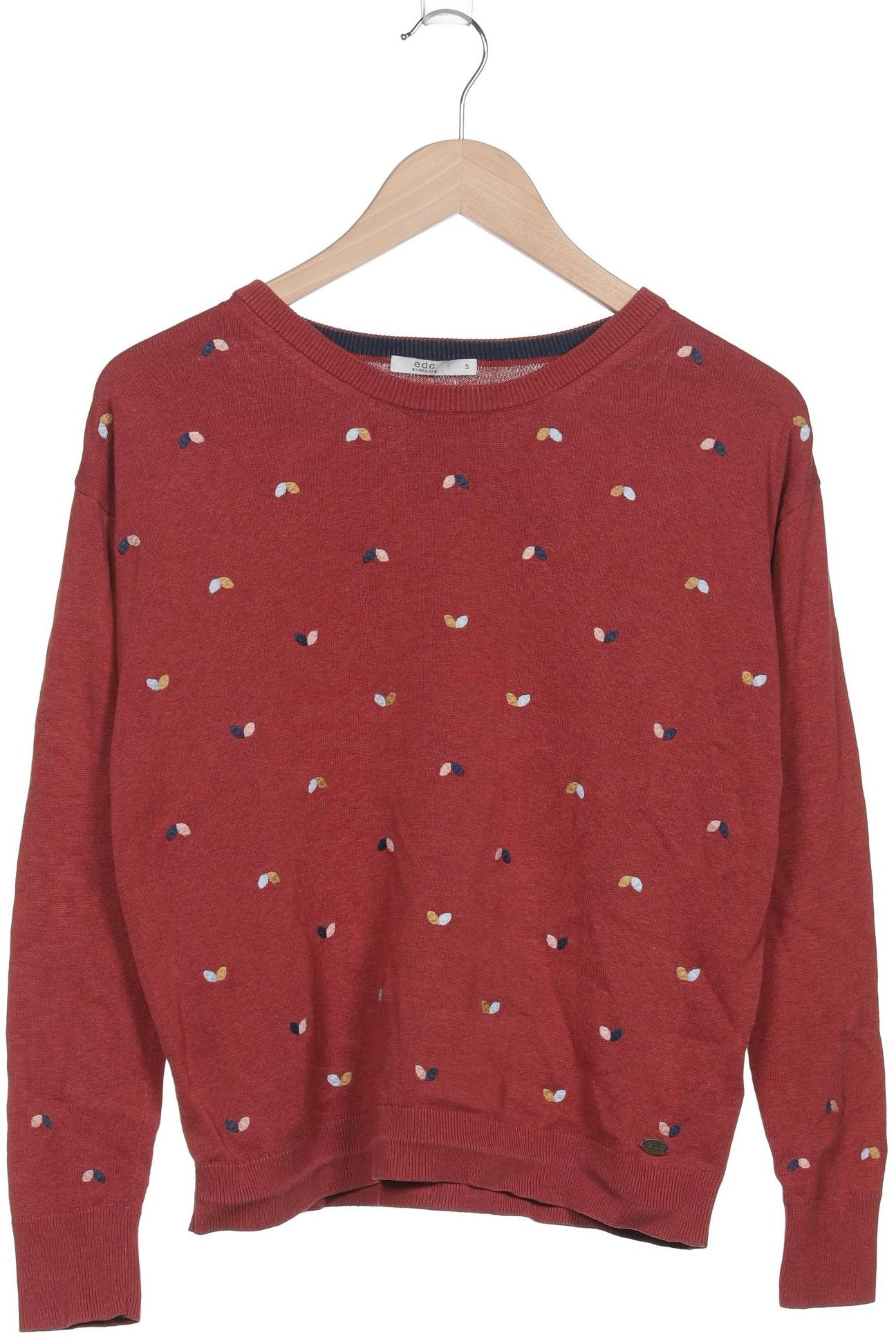 

edc by Esprit Damen Pullover, rot, Gr. 36