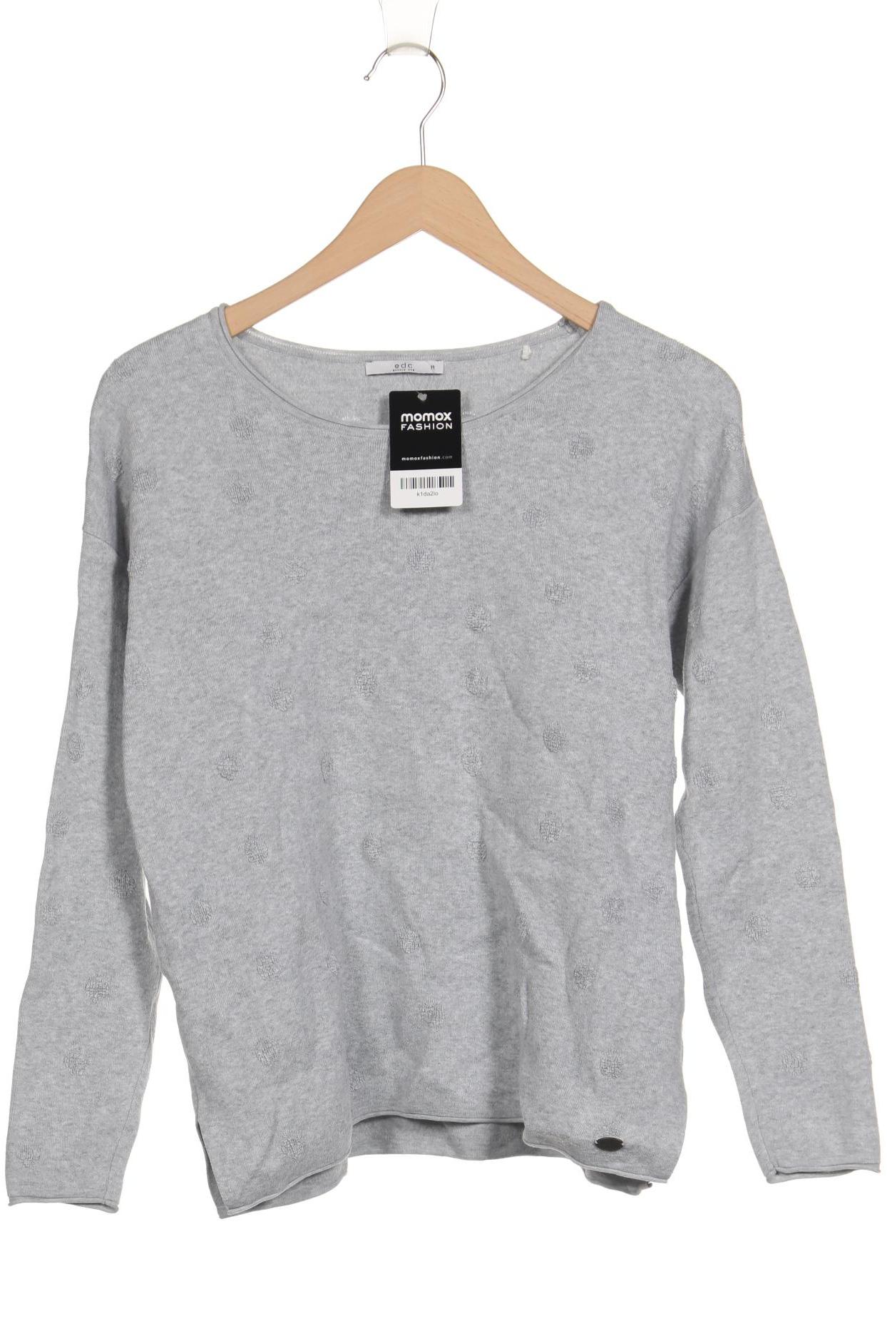 

edc by Esprit Damen Pullover, grau, Gr. 38