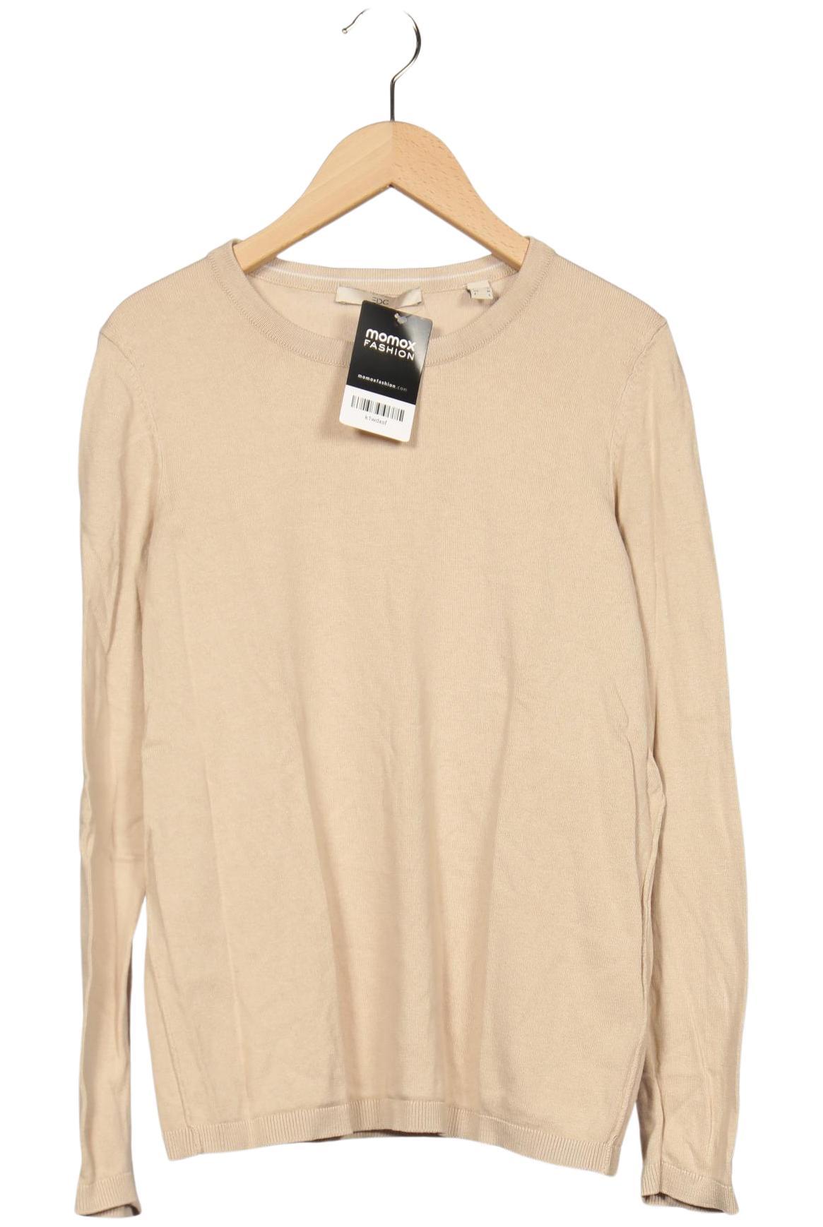 

edc by Esprit Damen Pullover, beige, Gr. 38
