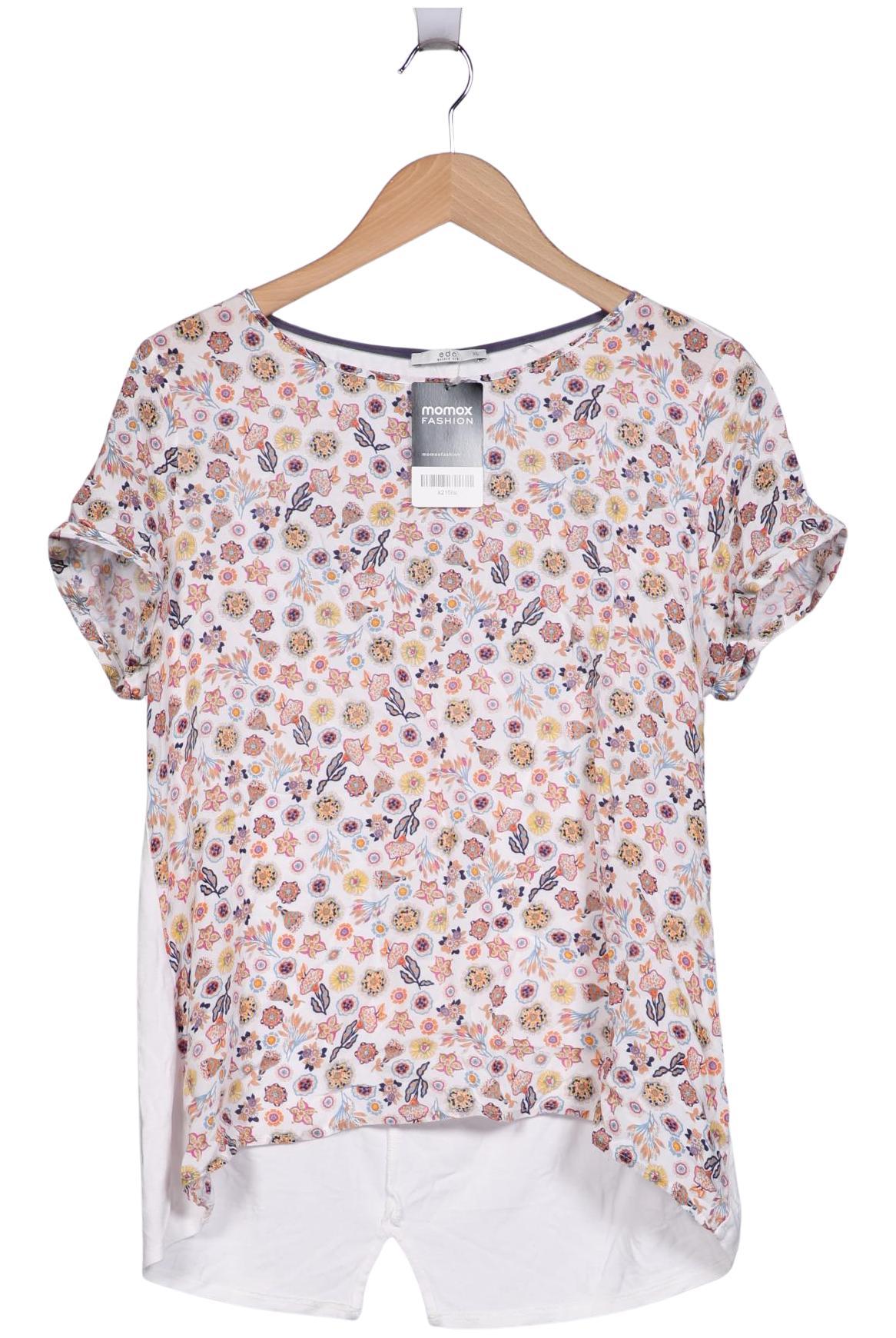 

edc by Esprit Damen T-Shirt, weiß, Gr. 44