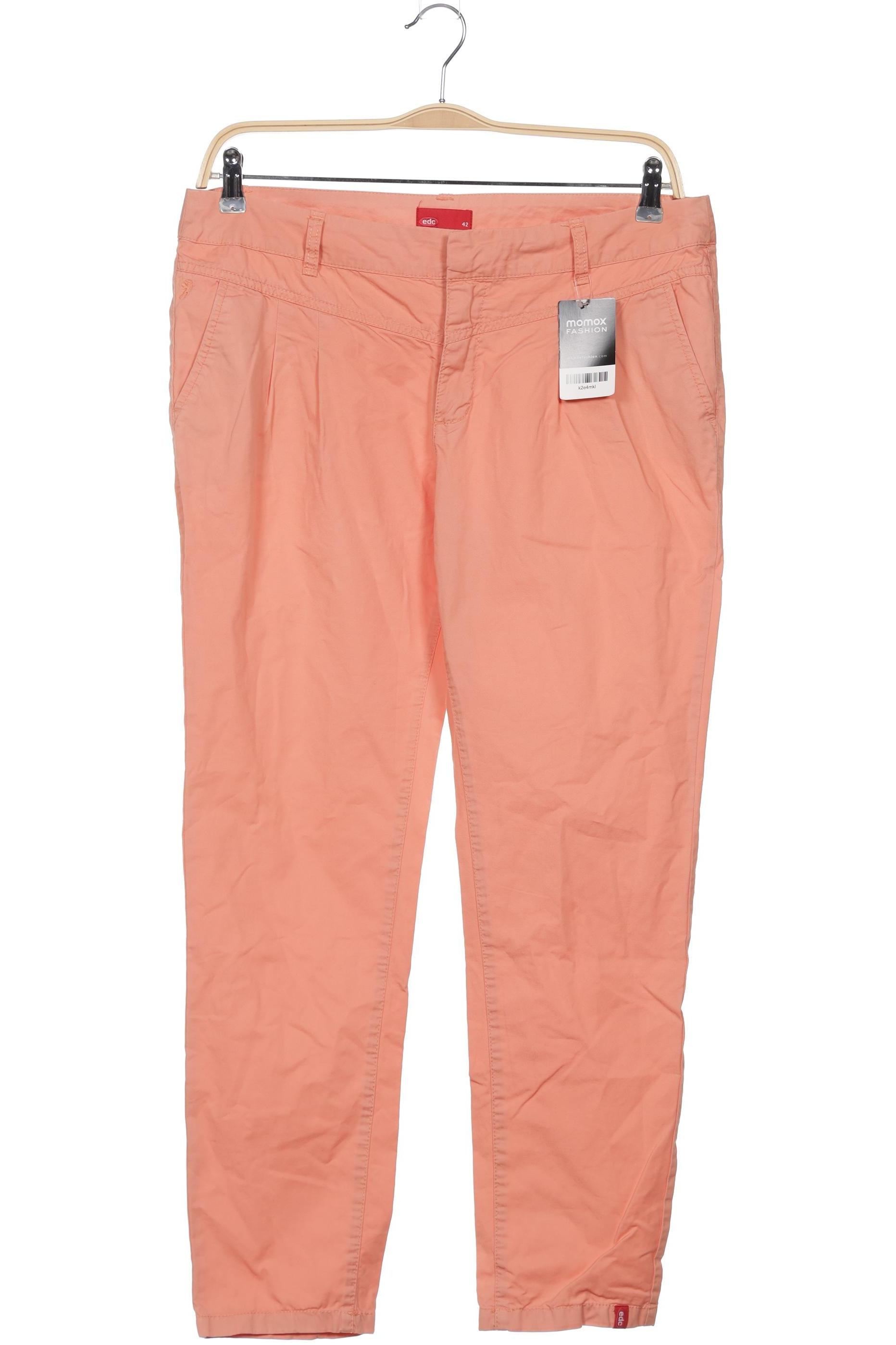 

edc by Esprit Damen Stoffhose, pink, Gr. 42