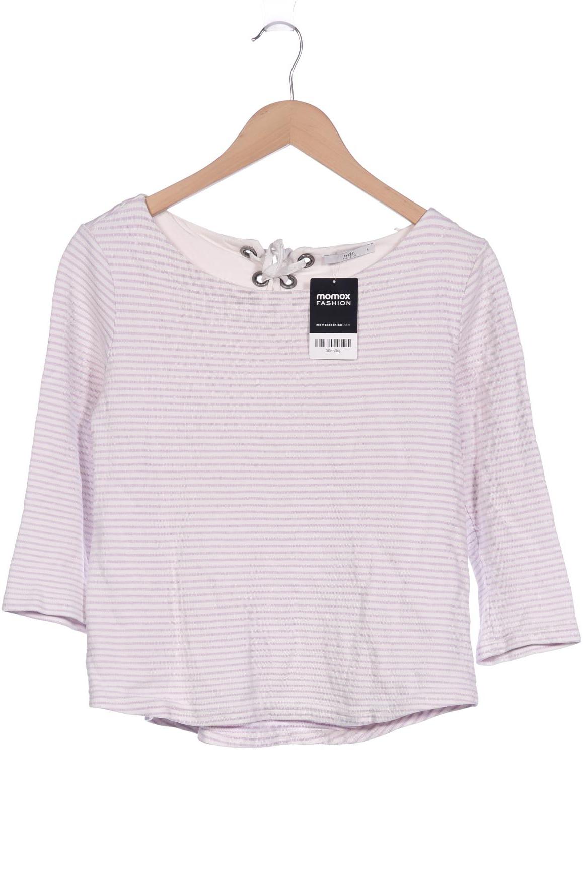 

edc by Esprit Damen Pullover, weiß, Gr. 42
