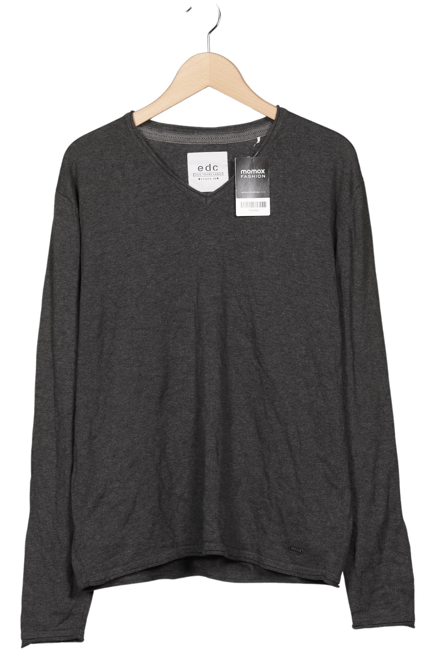 

edc by Esprit Herren Pullover, grau, Gr. 54