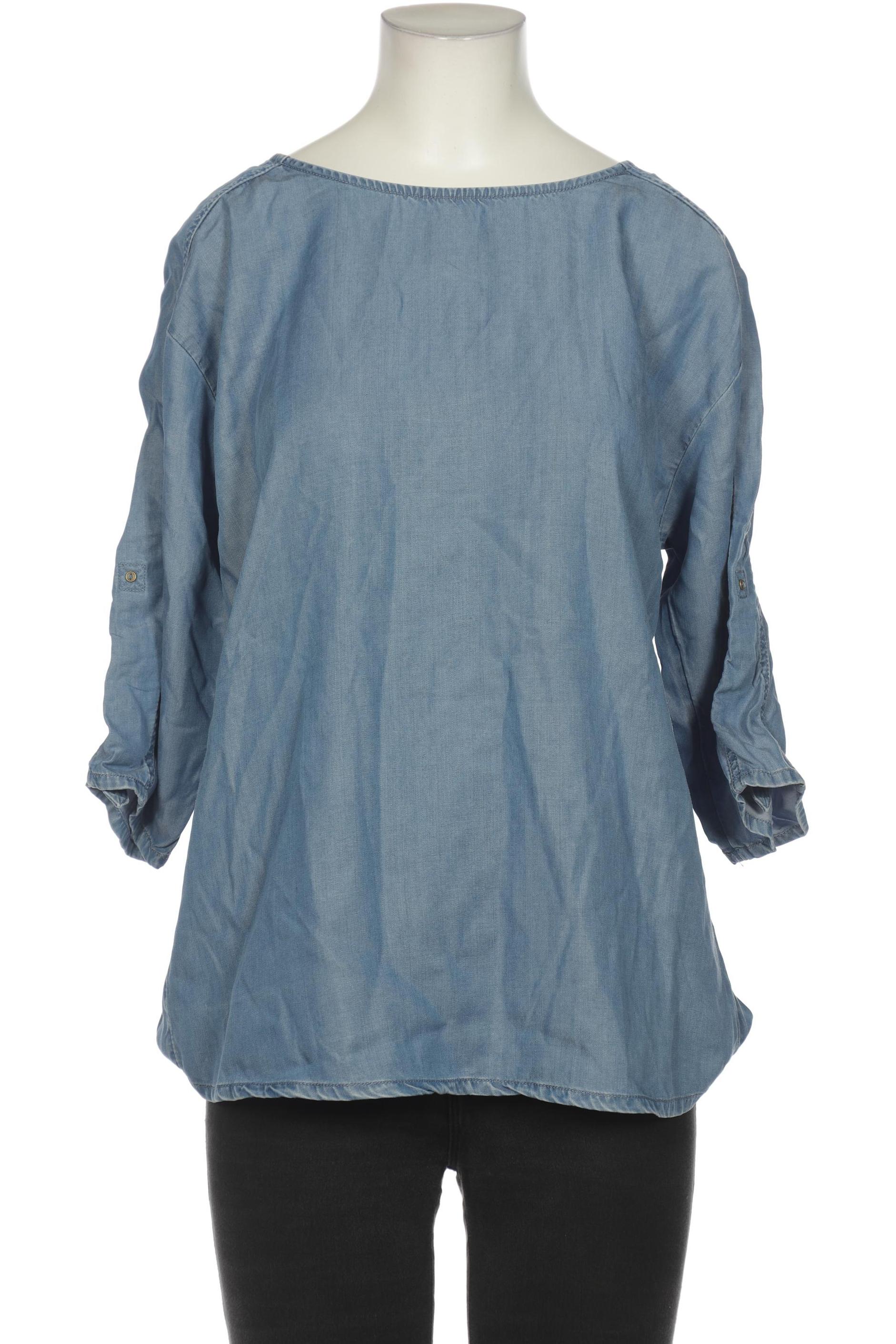 

edc by Esprit Damen Bluse, blau, Gr. 38