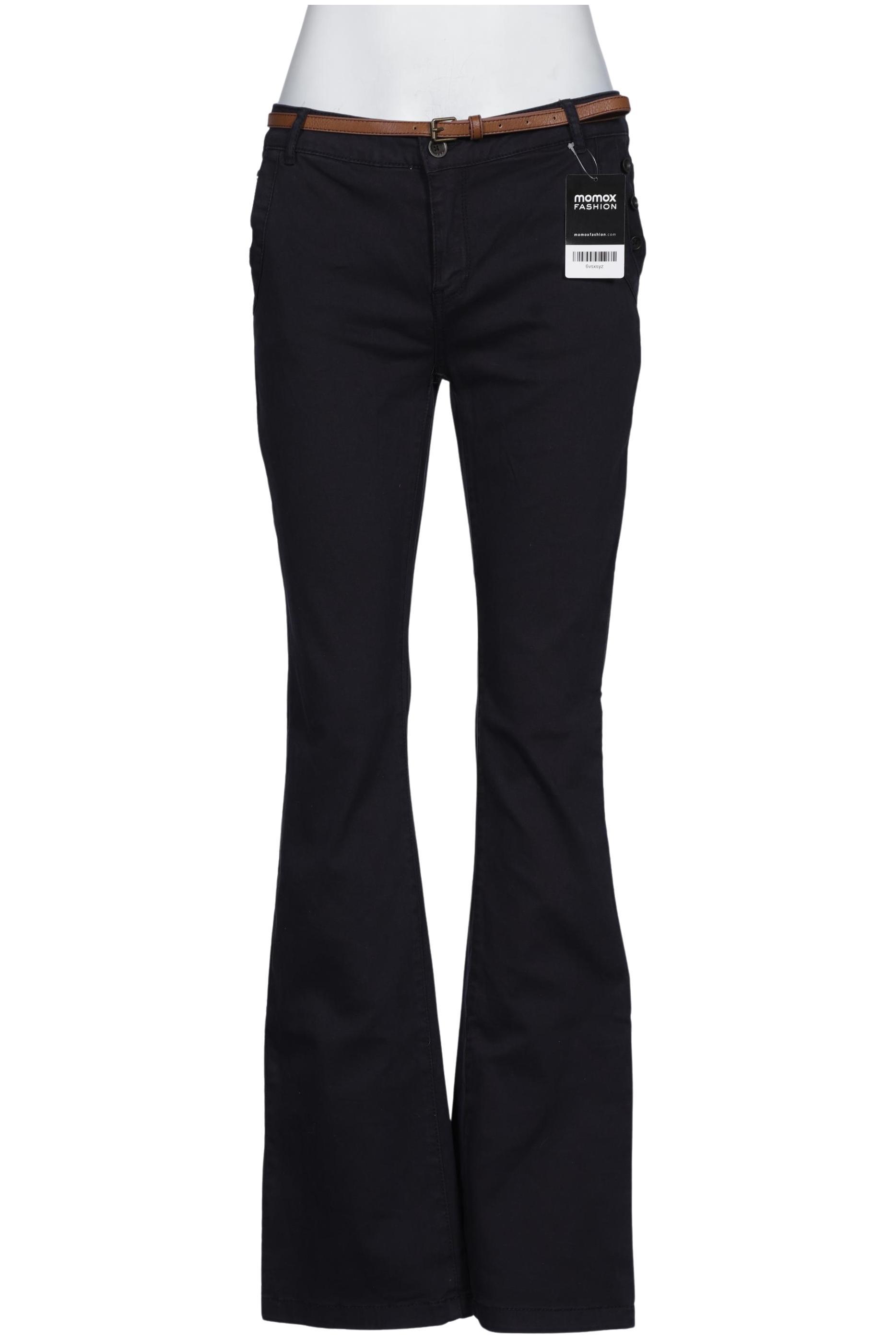 

edc by Esprit Damen Stoffhose, marineblau, Gr. 38