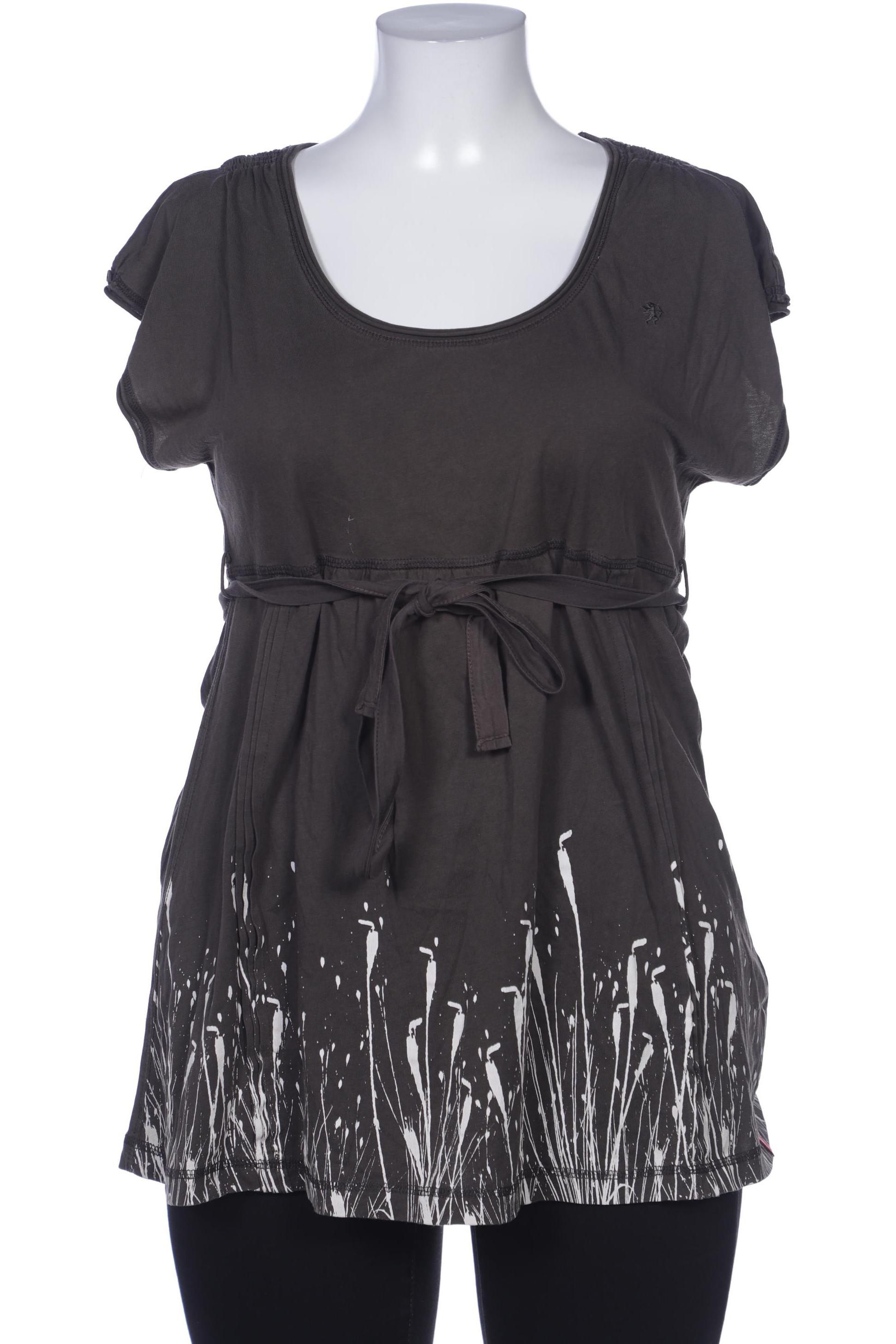 

edc by Esprit Damen T-Shirt, grau, Gr. 44