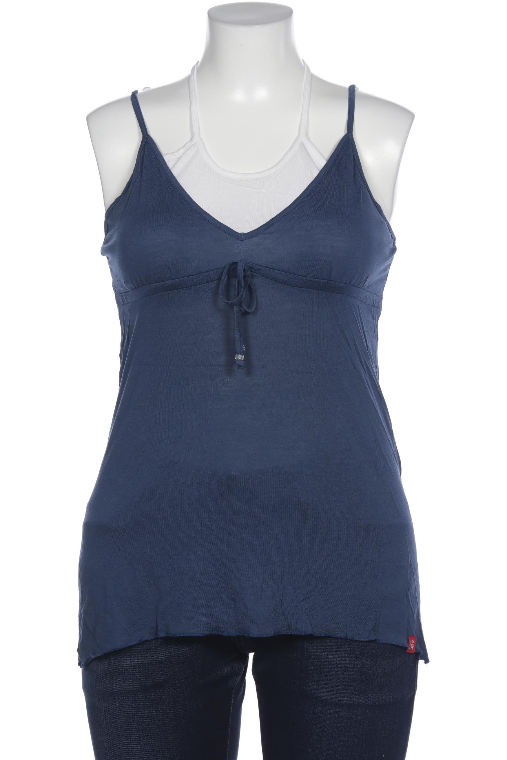 

edc by Esprit Damen Top, blau, Gr. 44