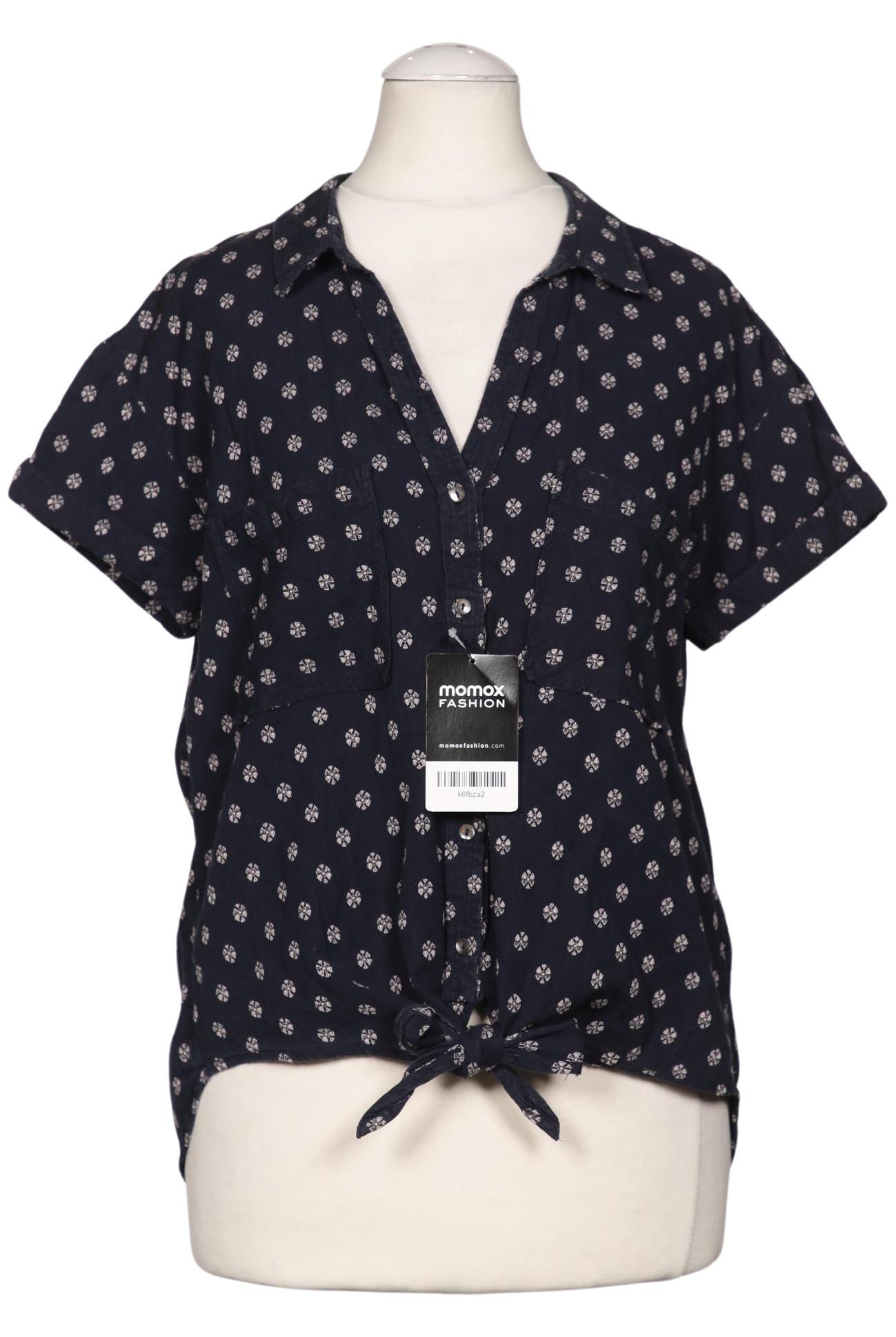 

edc by Esprit Damen Bluse, marineblau, Gr. 34