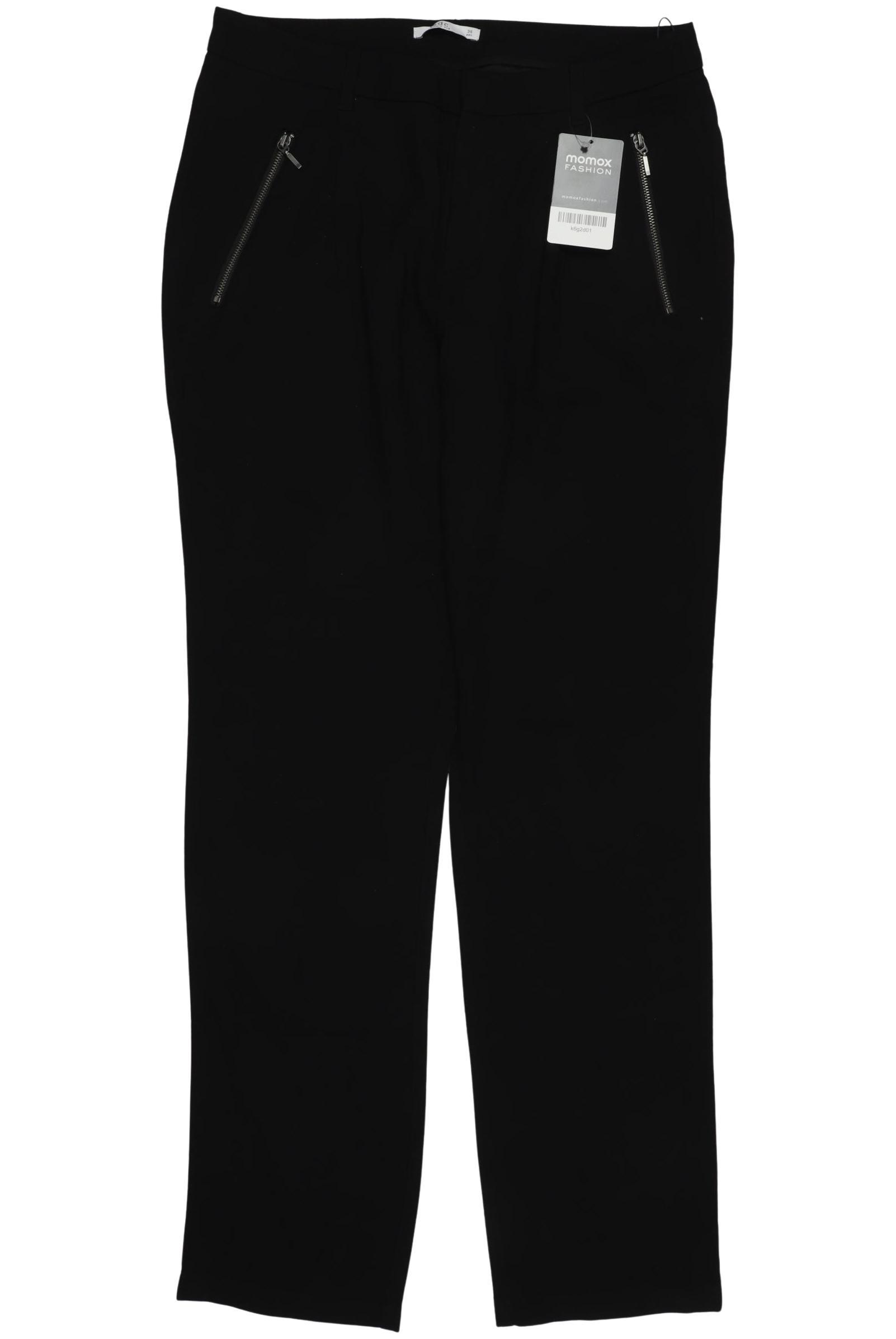 

edc by Esprit Damen Stoffhose, schwarz, Gr. 36