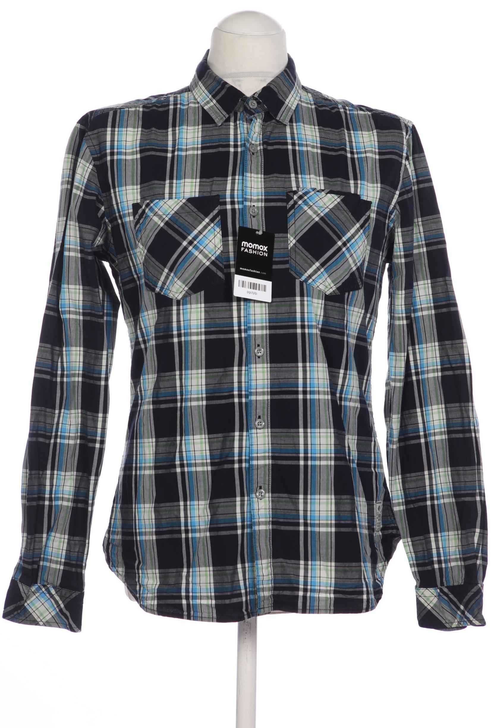 

edc by Esprit Herren Hemd, marineblau, Gr. 48
