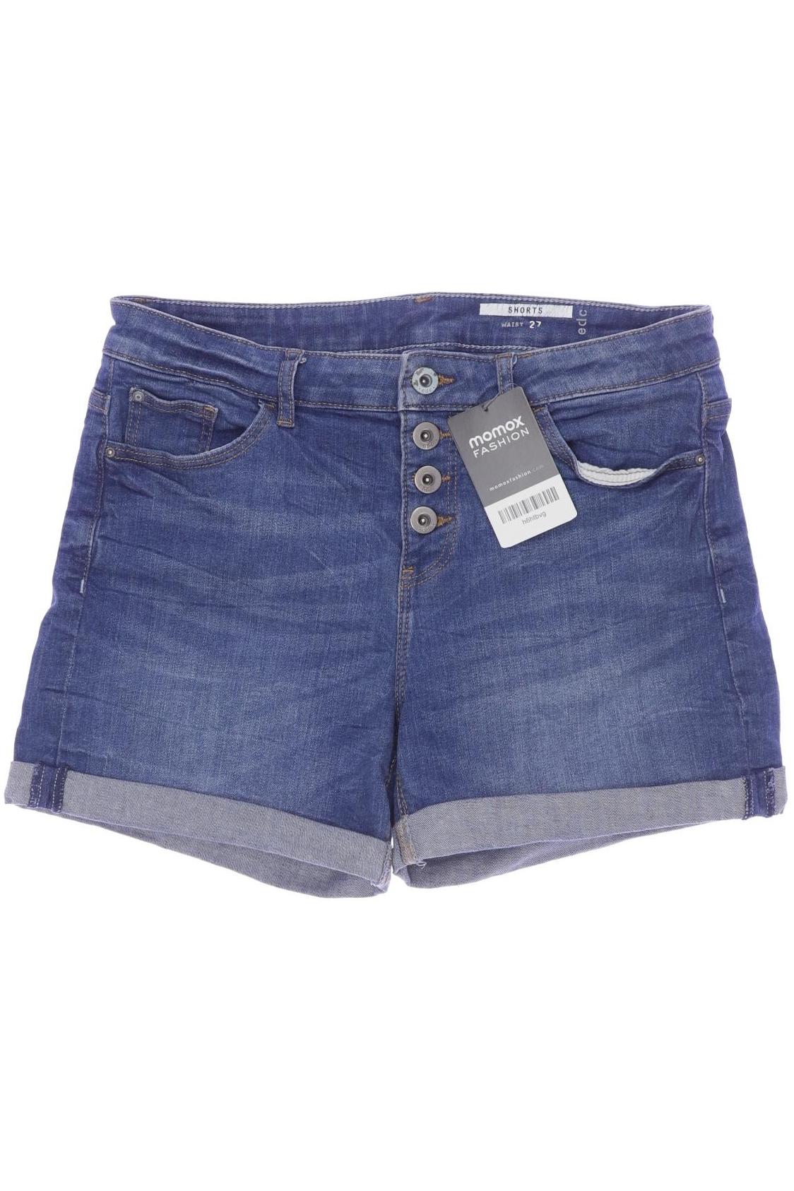 

edc by Esprit Damen Shorts, blau, Gr. 27