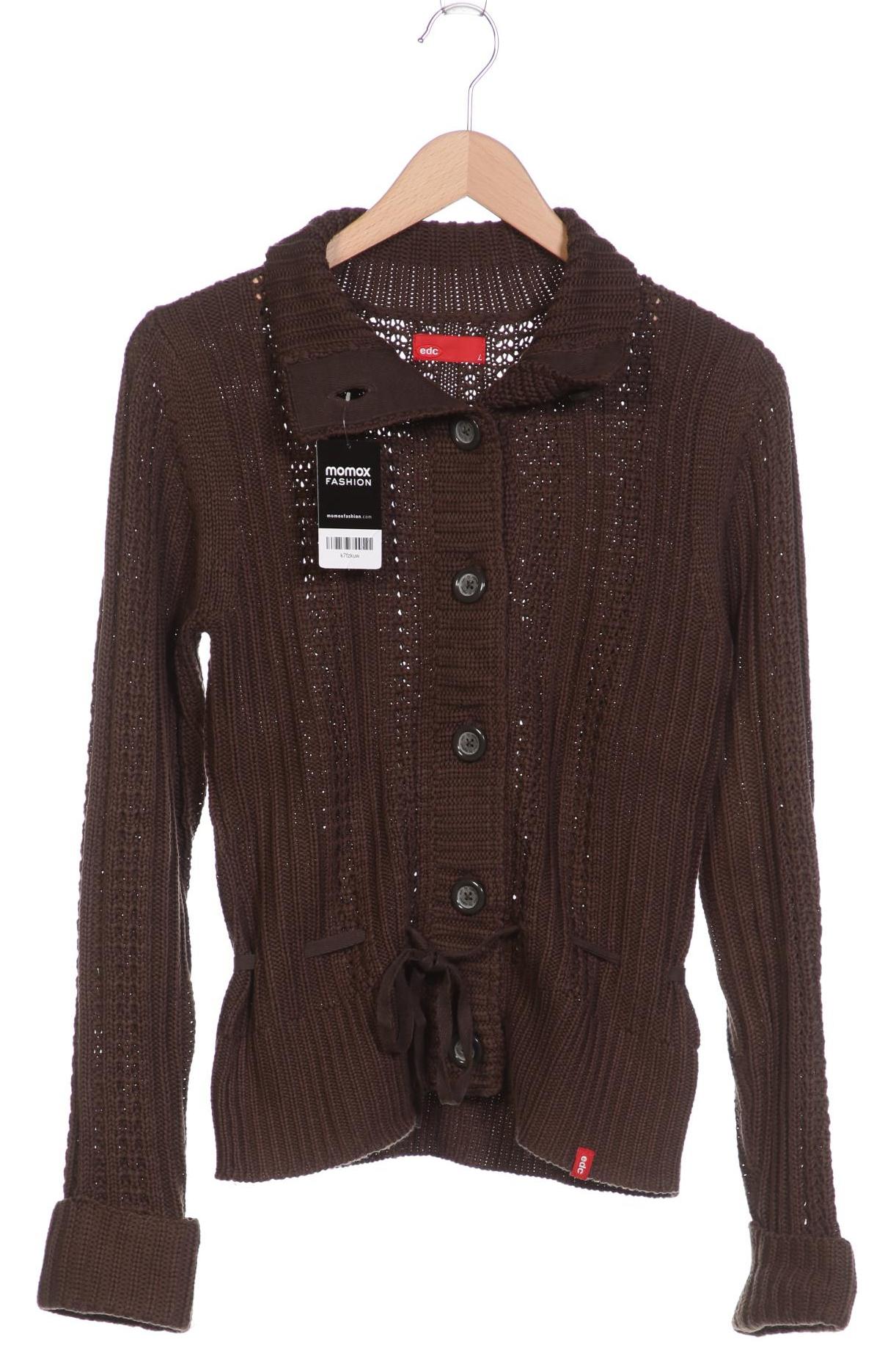 

edc by Esprit Damen Strickjacke, braun