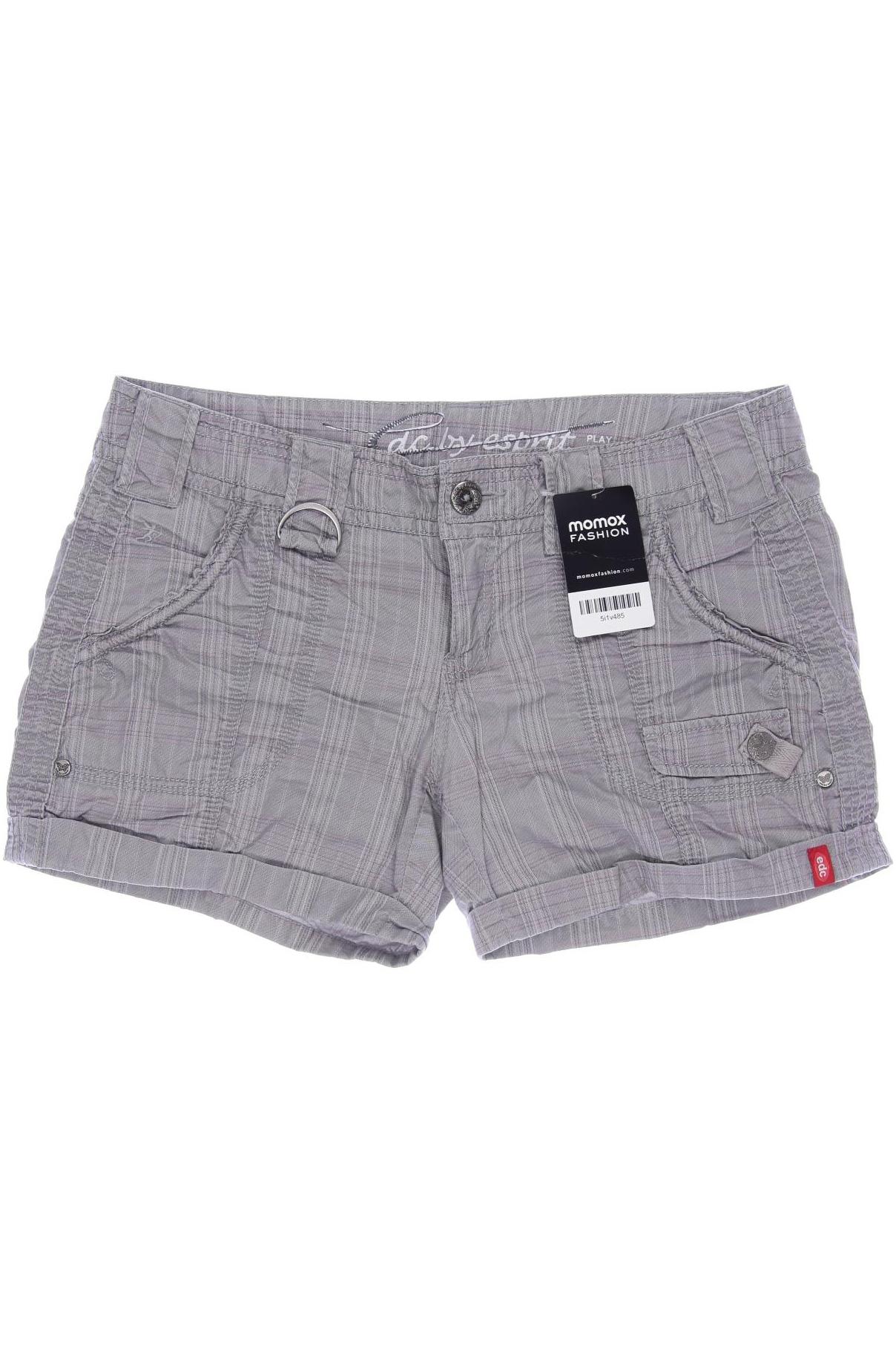 

edc by Esprit Damen Shorts, grau, Gr. 38