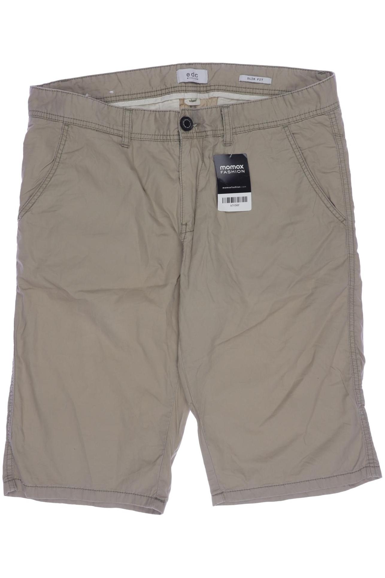 

edc by Esprit Herren Shorts, beige, Gr. 34