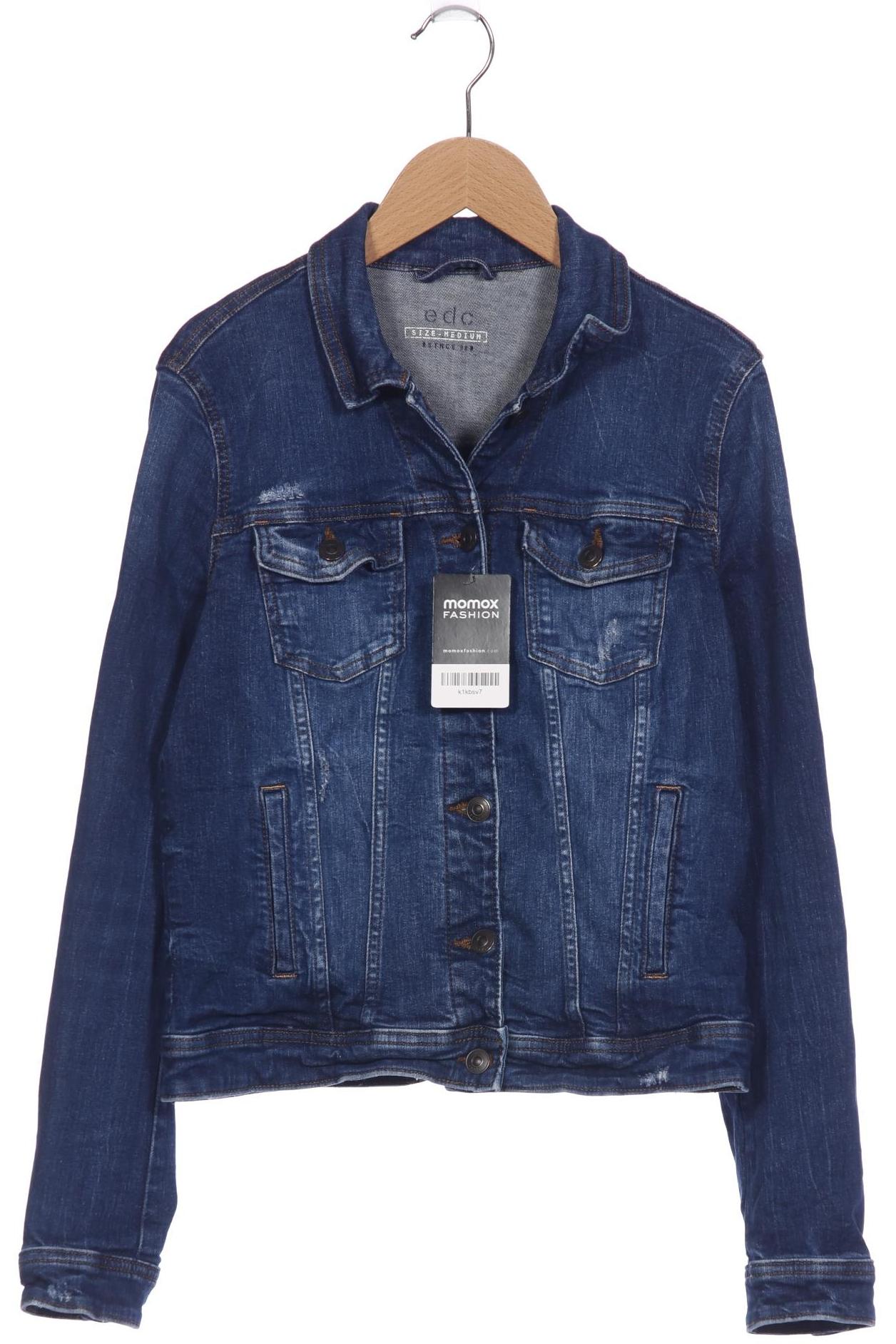 

edc by Esprit Damen Jacke, marineblau, Gr. 38