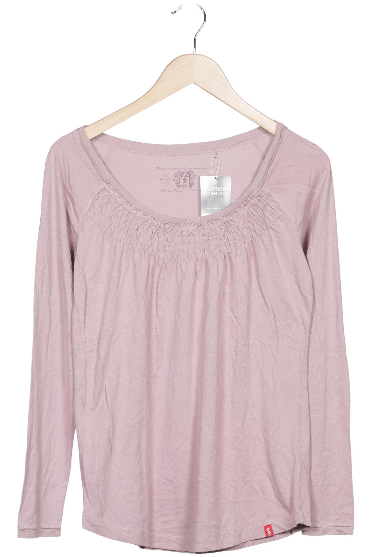 

edc by Esprit Damen Langarmshirt, pink, Gr. 38