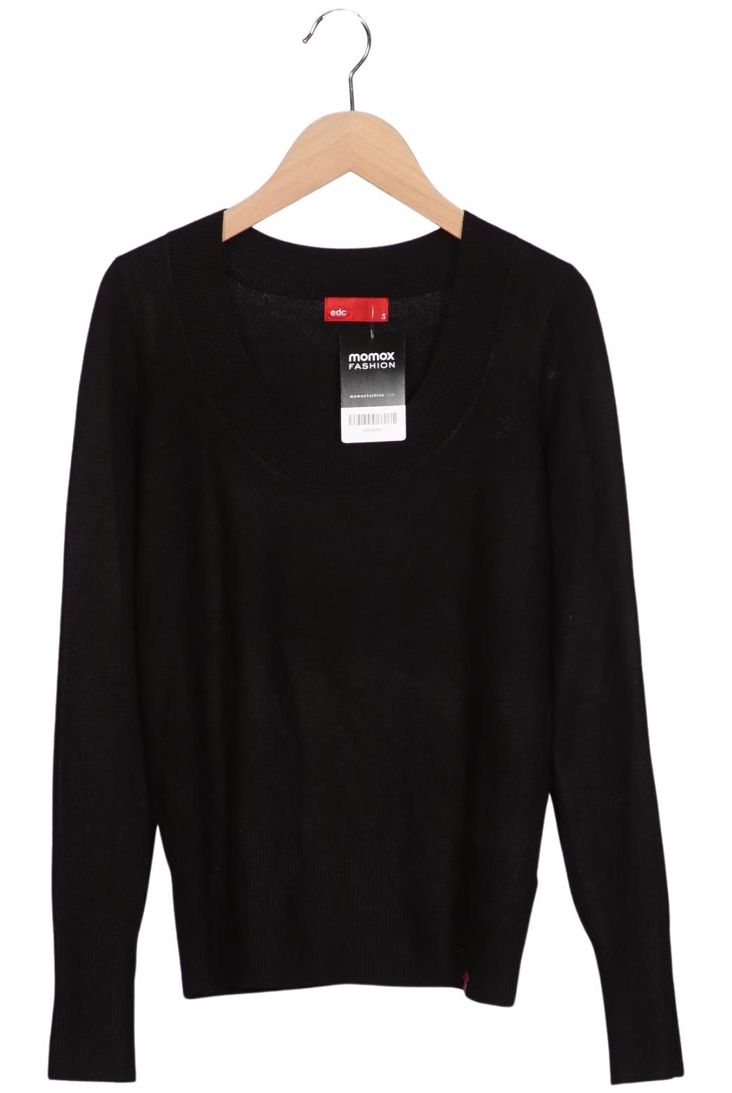 

edc by Esprit Damen Pullover, schwarz, Gr. 36