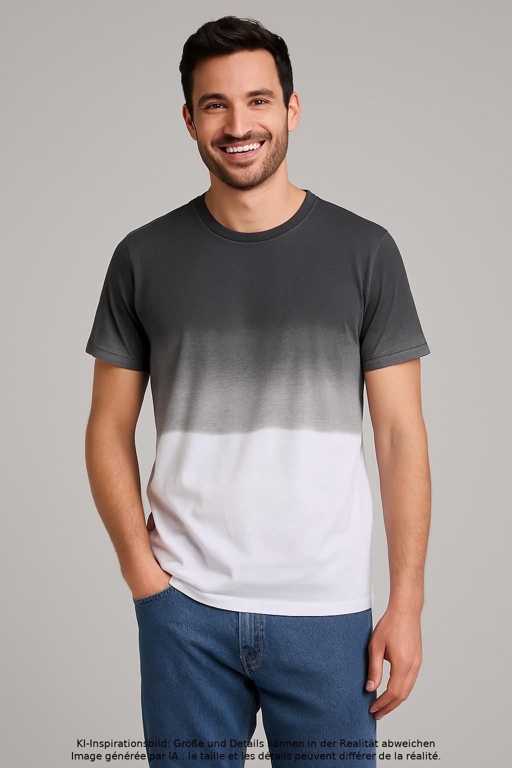 

edc by Esprit Herren T-Shirt, mehrfarbig, Gr. 52