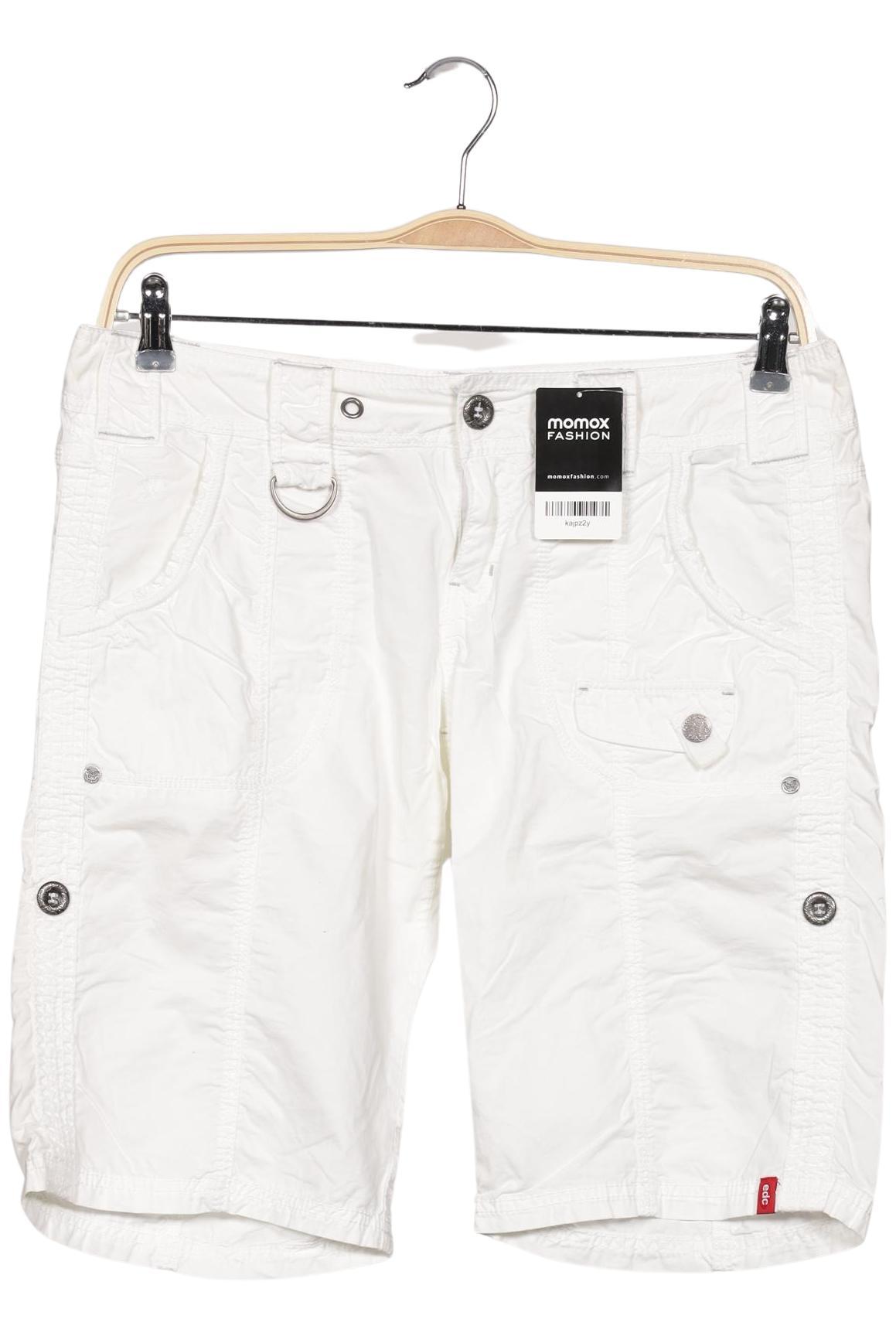 

edc by Esprit Damen Shorts, weiß, Gr. 40