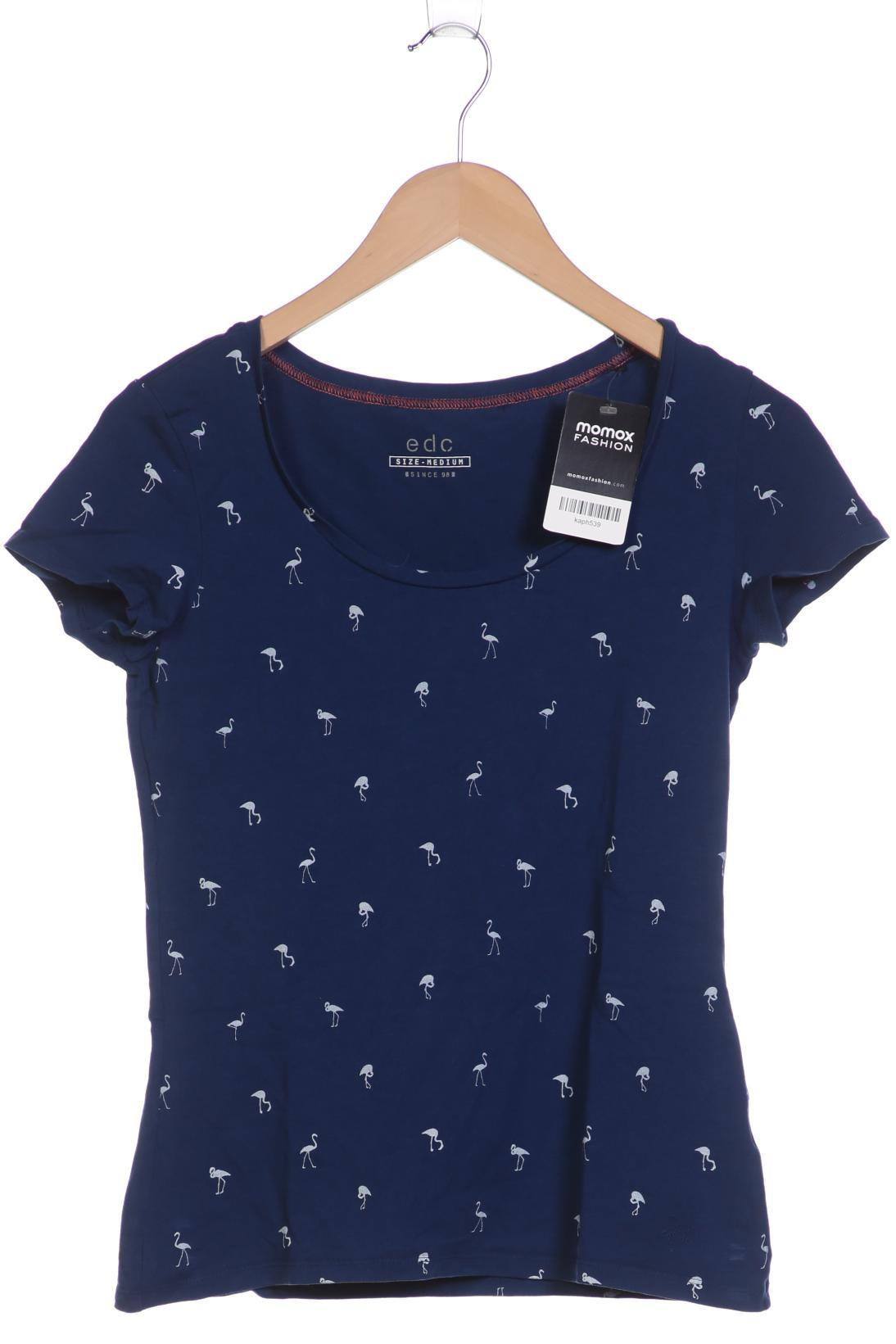 

edc by Esprit Damen T-Shirt, blau