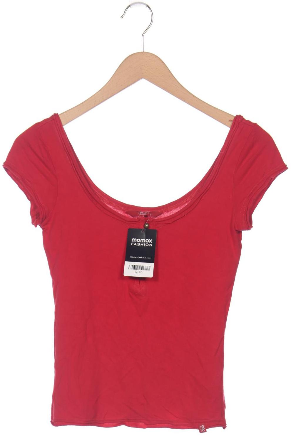 

edc by Esprit Damen T-Shirt, rot, Gr. 36