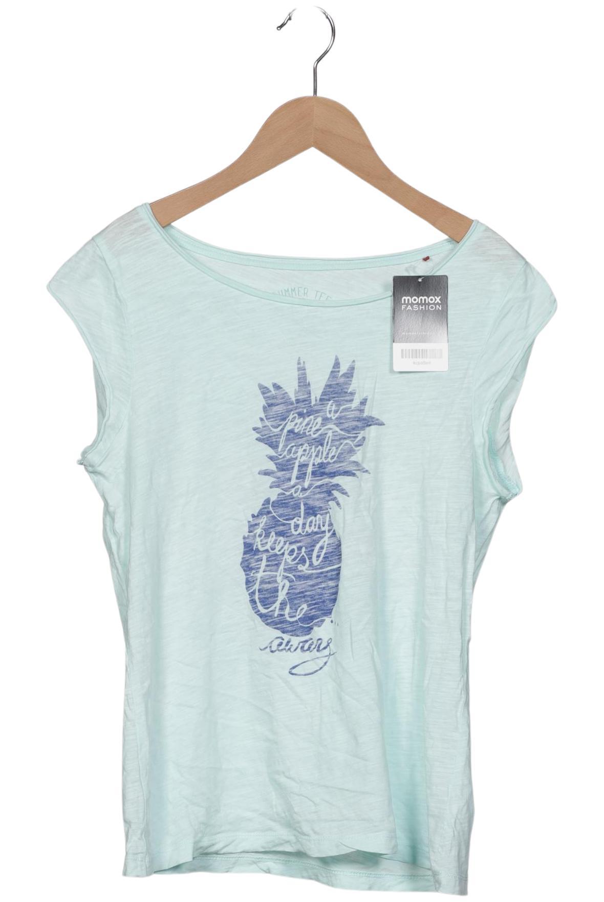 

edc by Esprit Damen T-Shirt, hellgrün, Gr. 34