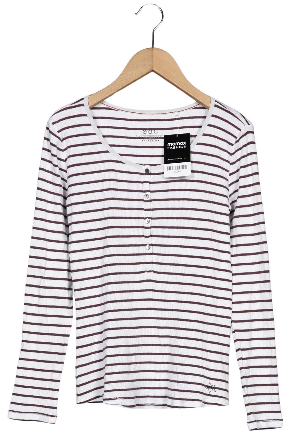 

edc by Esprit Damen Langarmshirt, mehrfarbig, Gr. 38