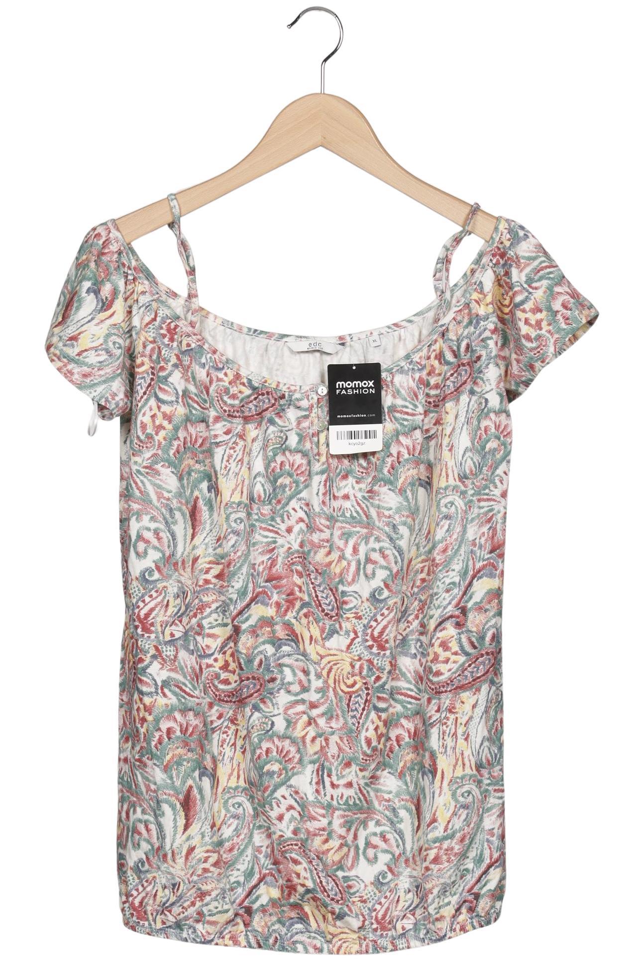 

edc by Esprit Damen T-Shirt, mehrfarbig, Gr. 44