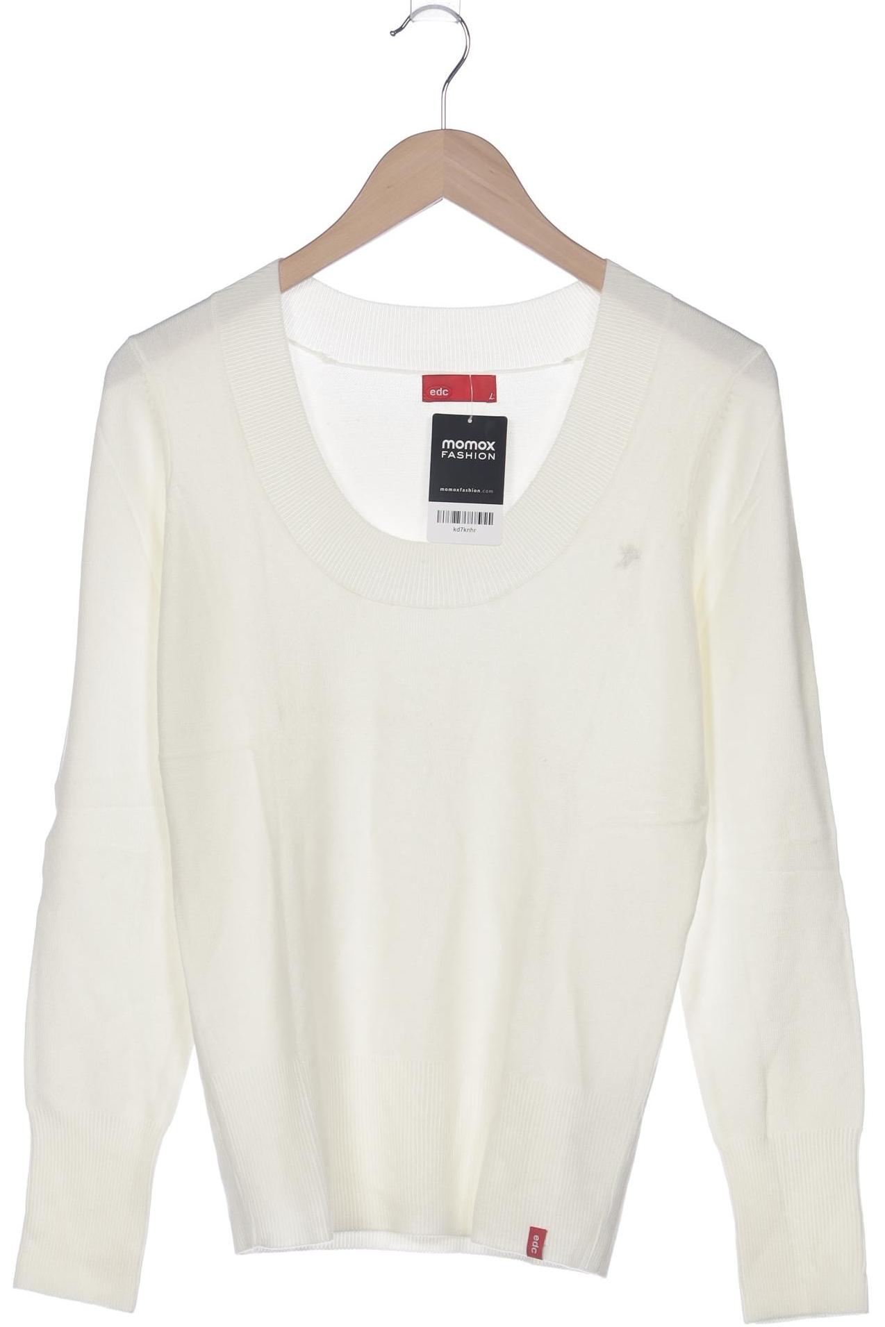 

edc by Esprit Damen Pullover, cremeweiß, Gr. 42