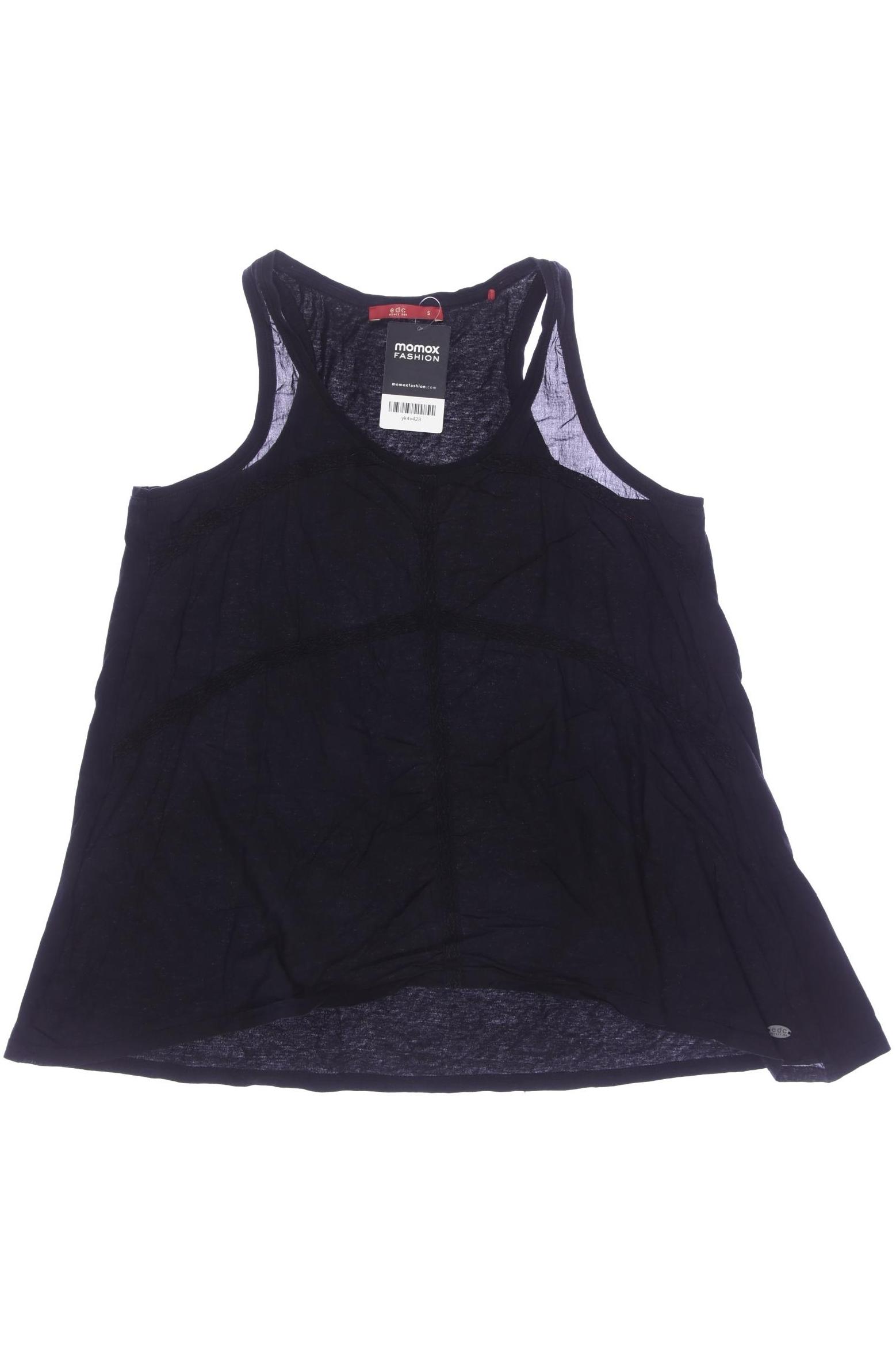 

edc by Esprit Damen Top, schwarz, Gr. 36