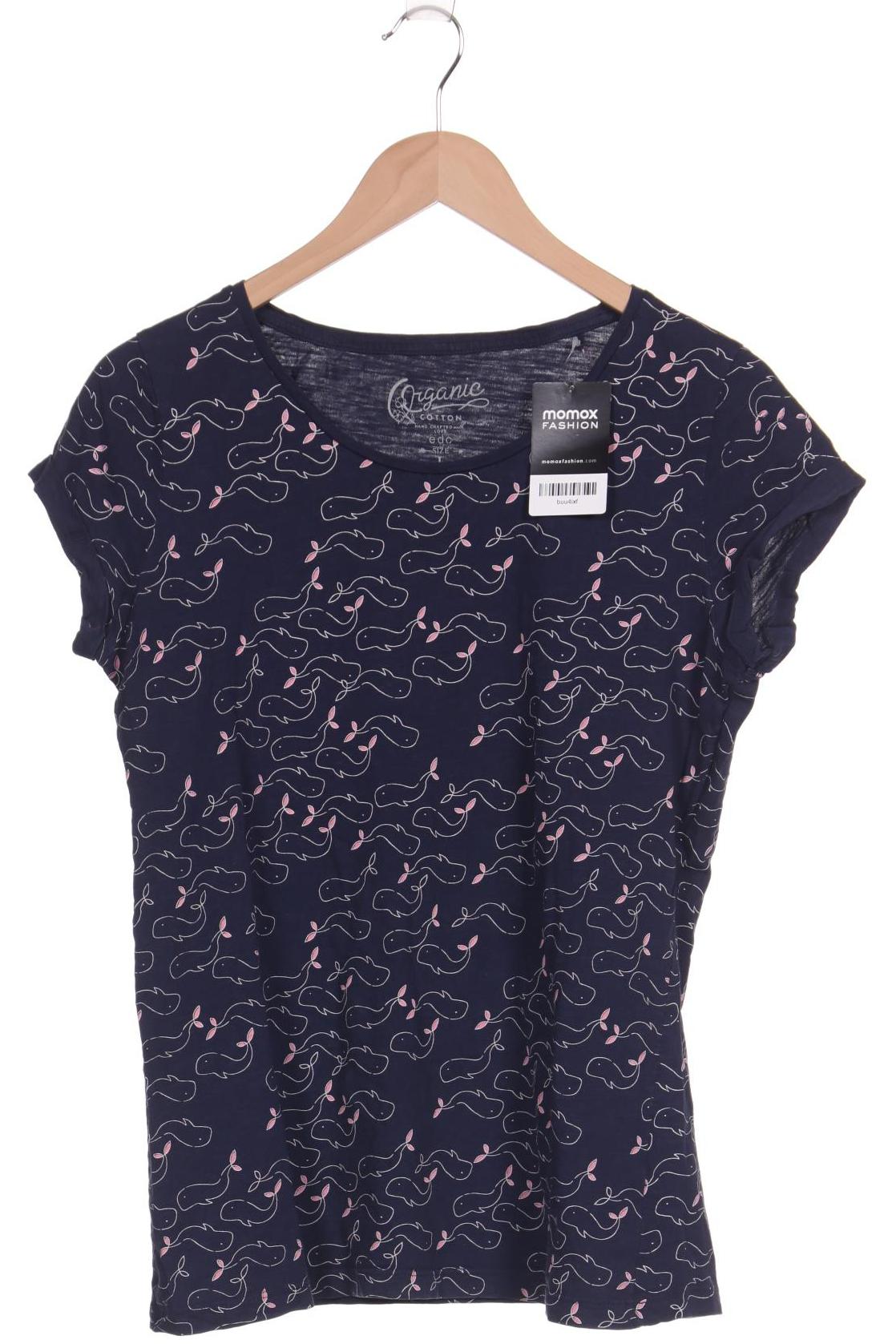

edc by Esprit Damen T-Shirt, marineblau, Gr. 42