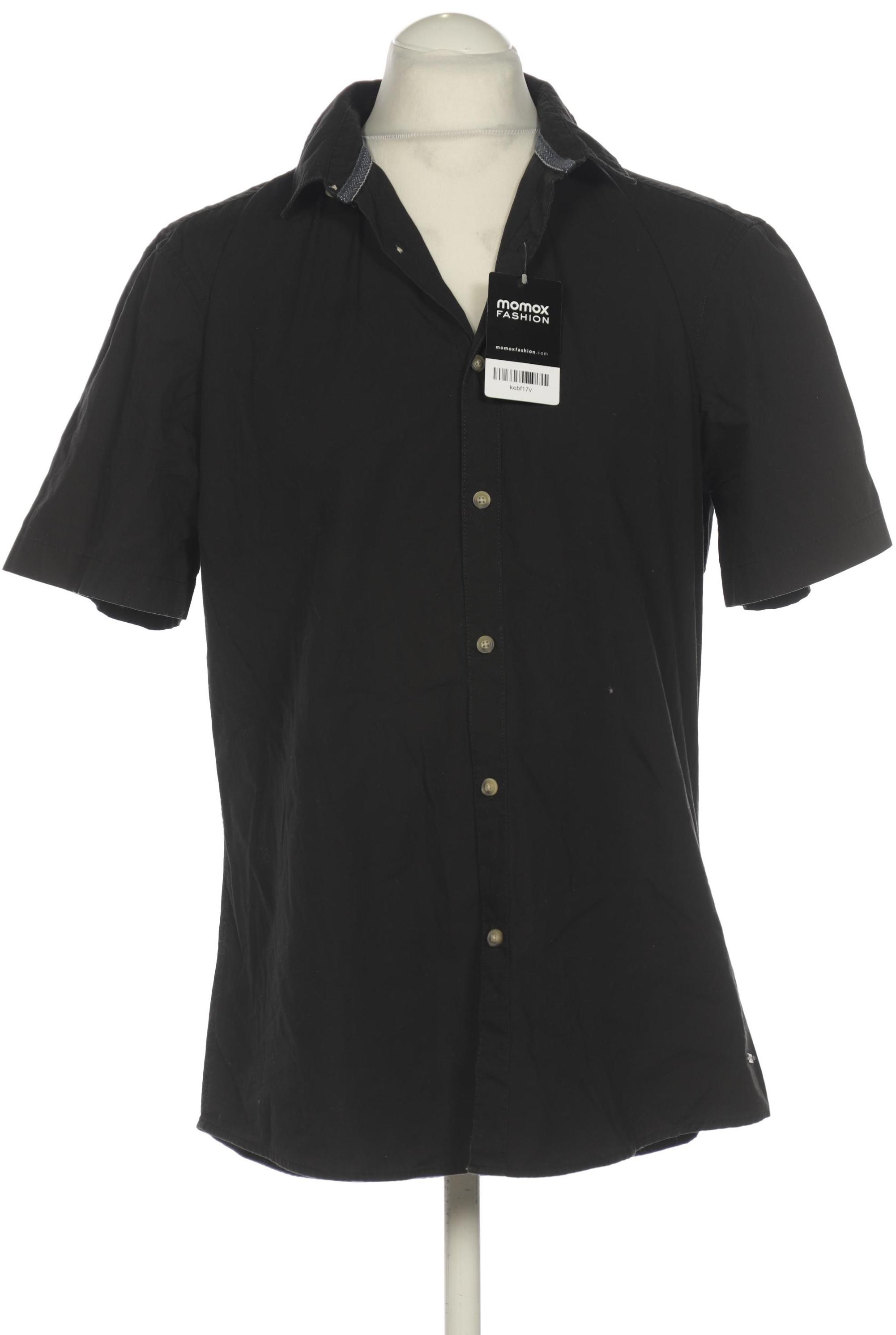 

edc by Esprit Herren Hemd, schwarz