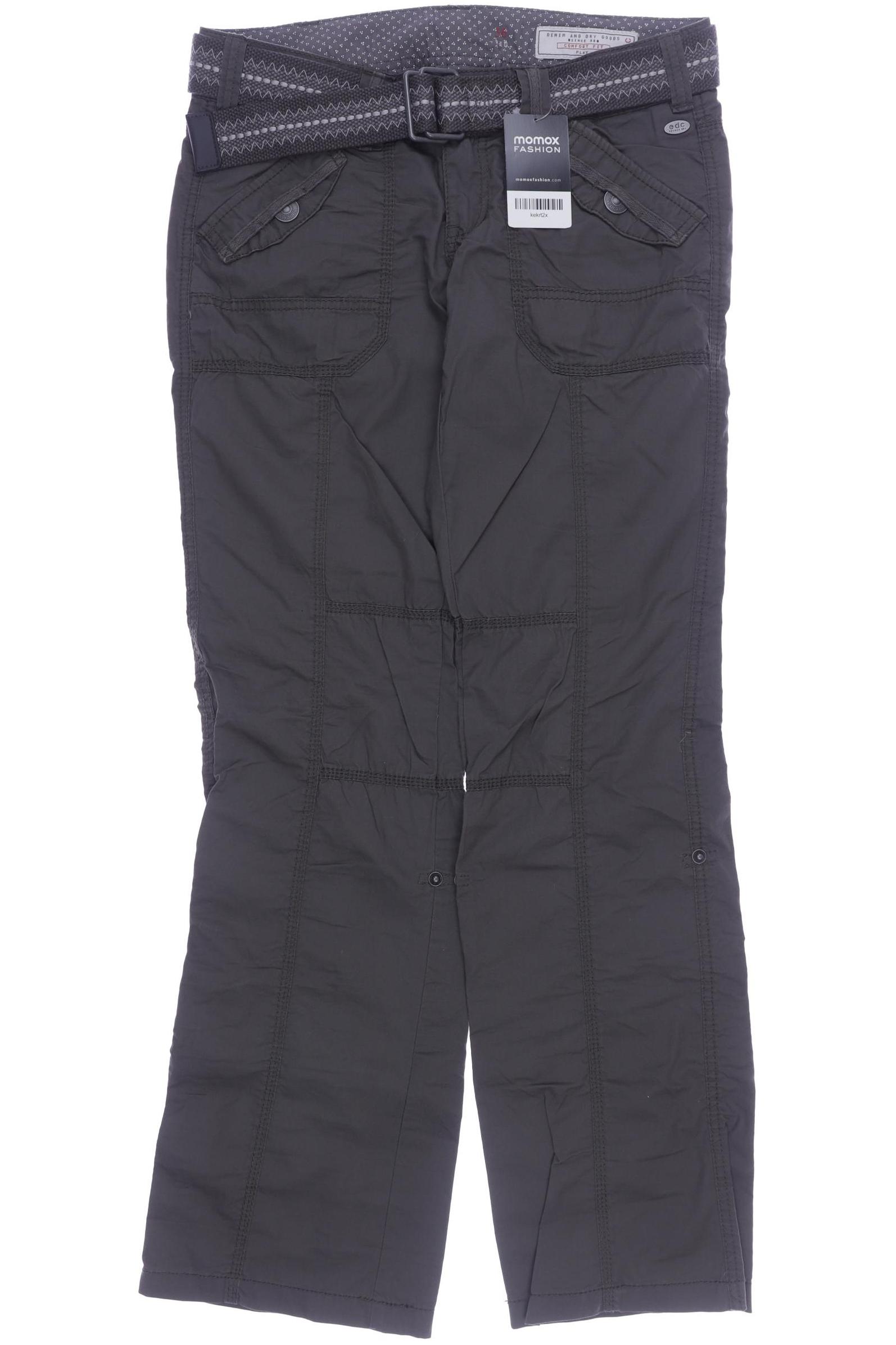 

edc by Esprit Damen Stoffhose, grün