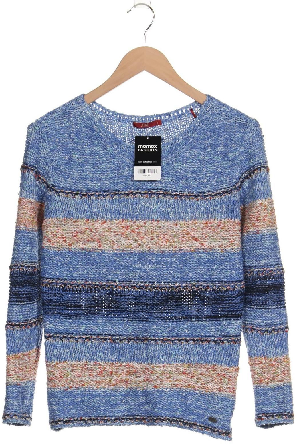 

edc by Esprit Damen Pullover, blau, Gr. 36