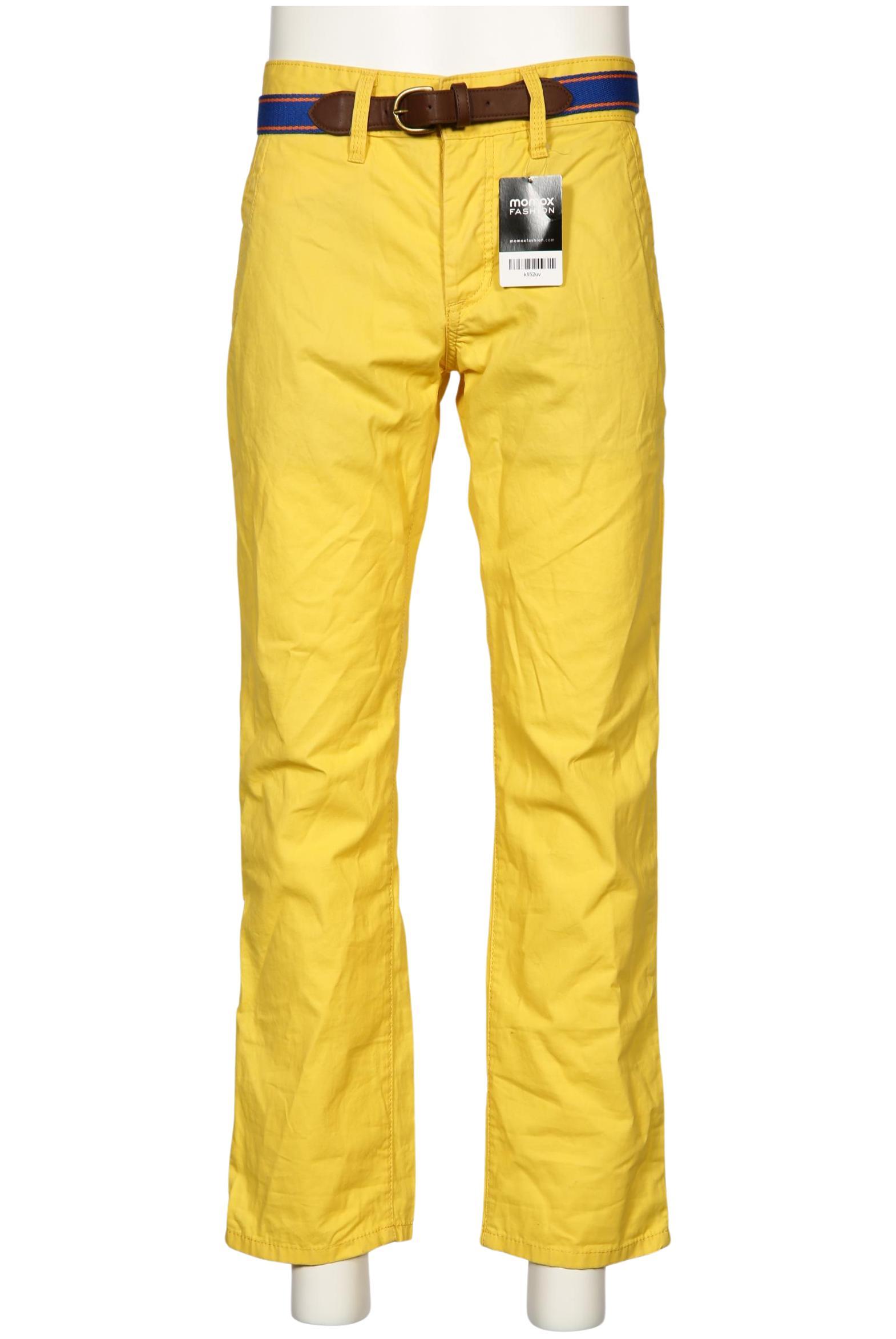 

edc by Esprit Herren Stoffhose, gelb, Gr. 32