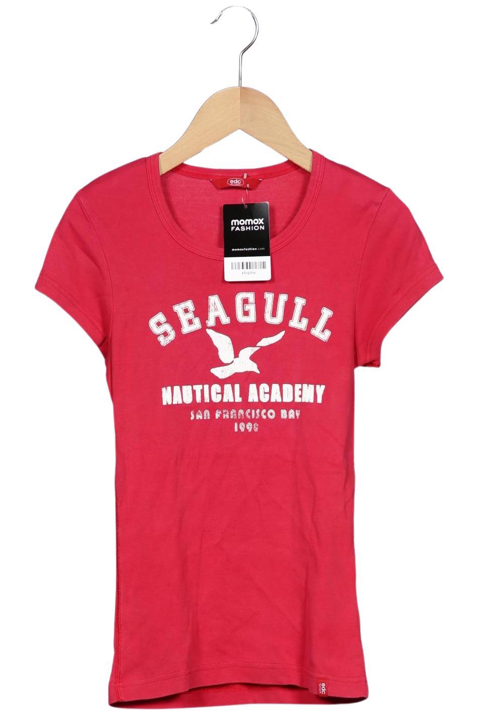 

edc by Esprit Damen T-Shirt, pink, Gr. 36