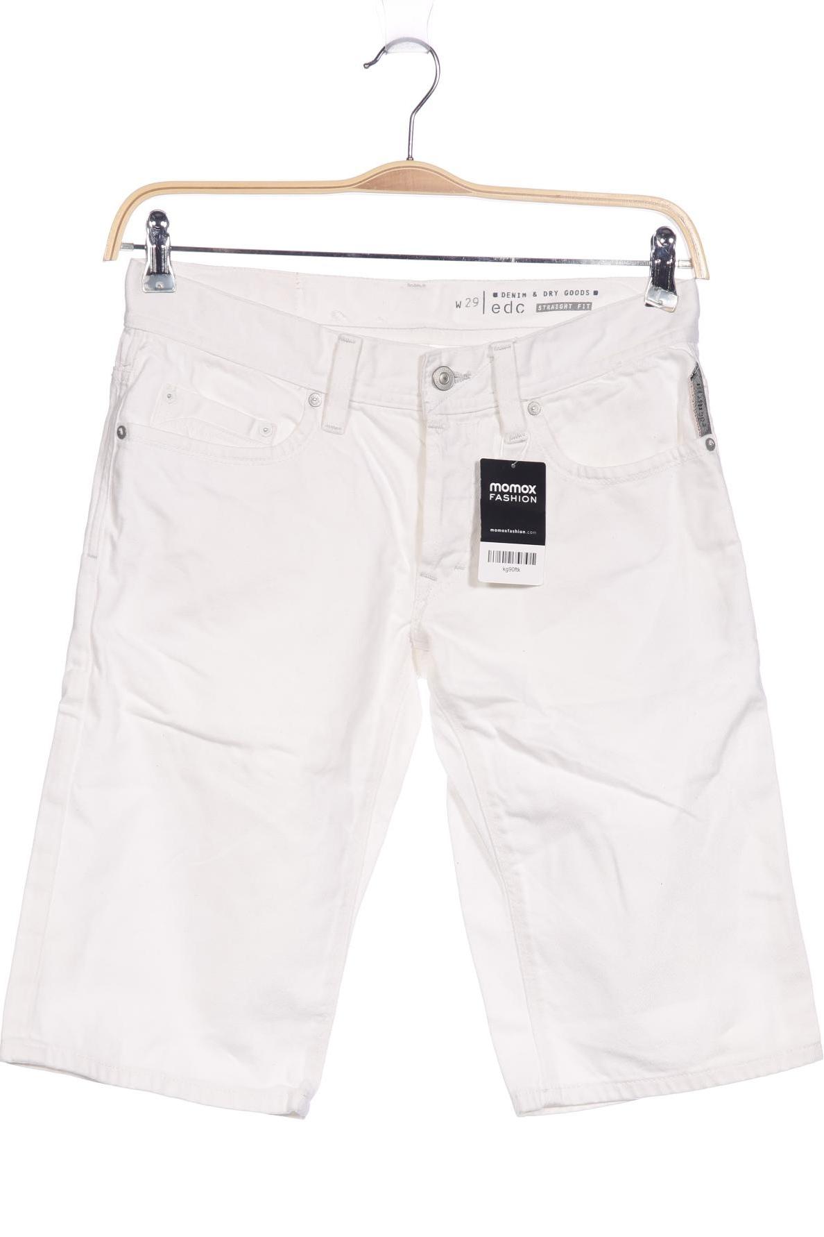 

edc by Esprit Herren Shorts, weiß, Gr. 29