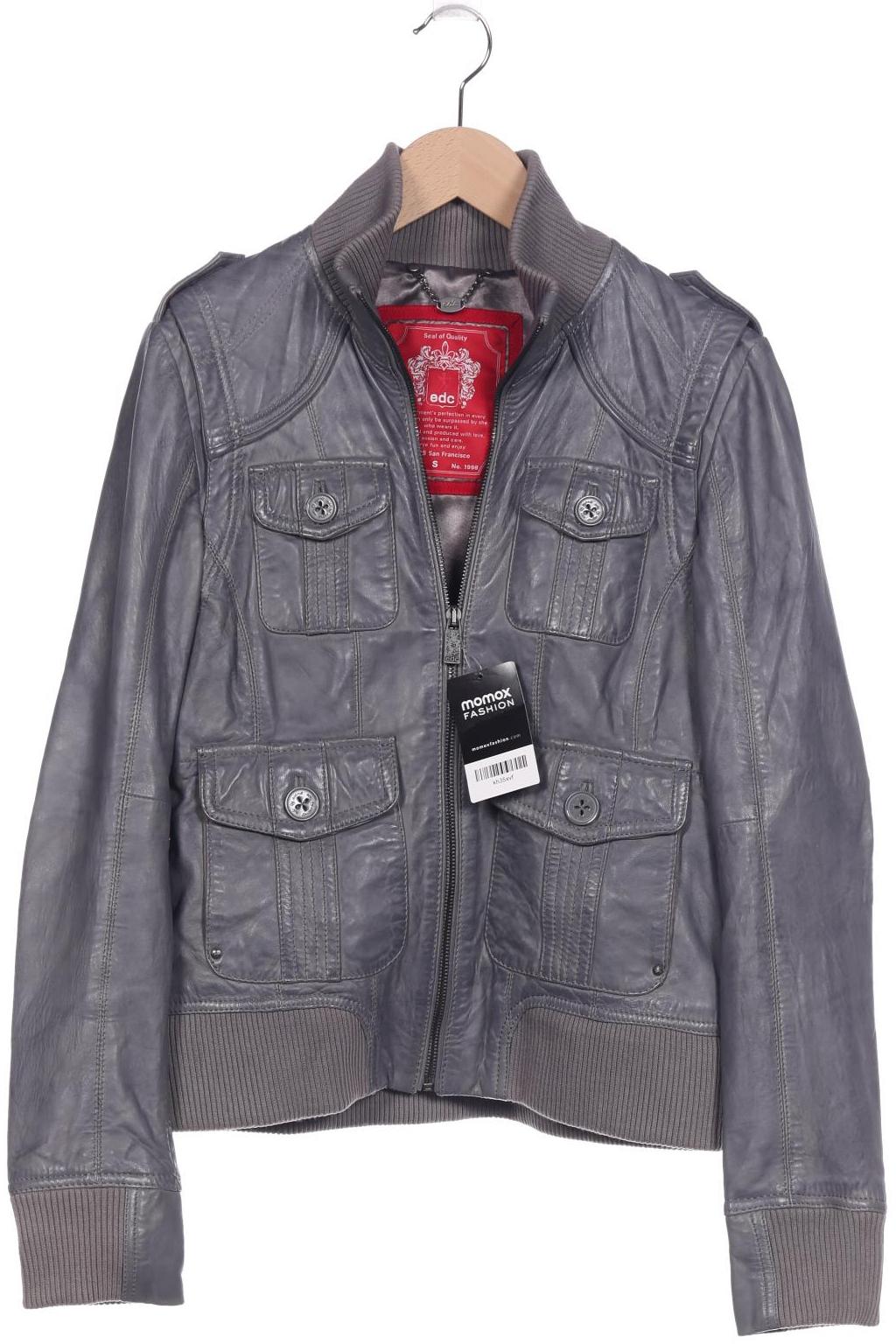 

edc by Esprit Damen Jacke, grau, Gr. 36