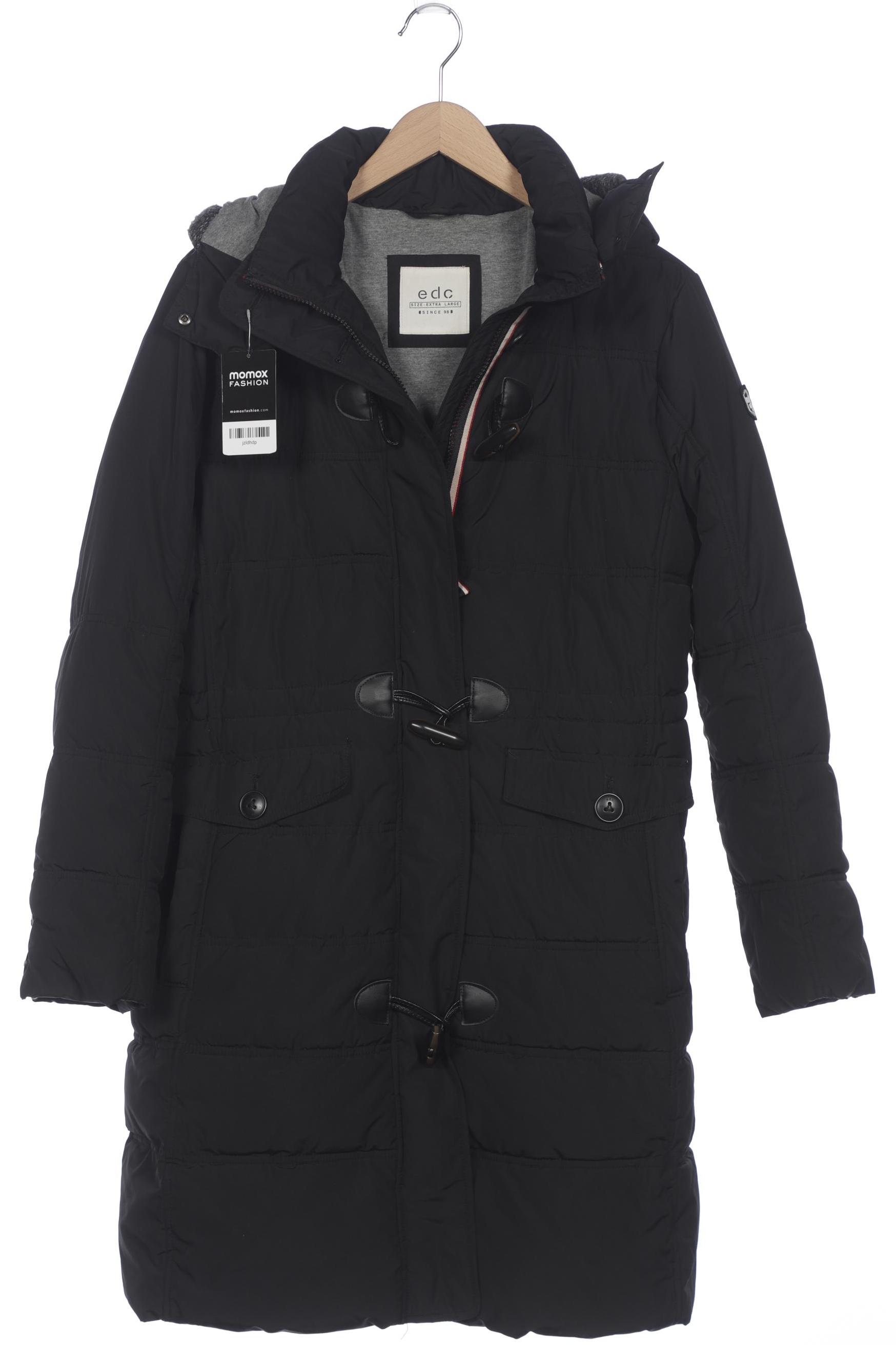 

edc by Esprit Damen Mantel, schwarz, Gr. 44