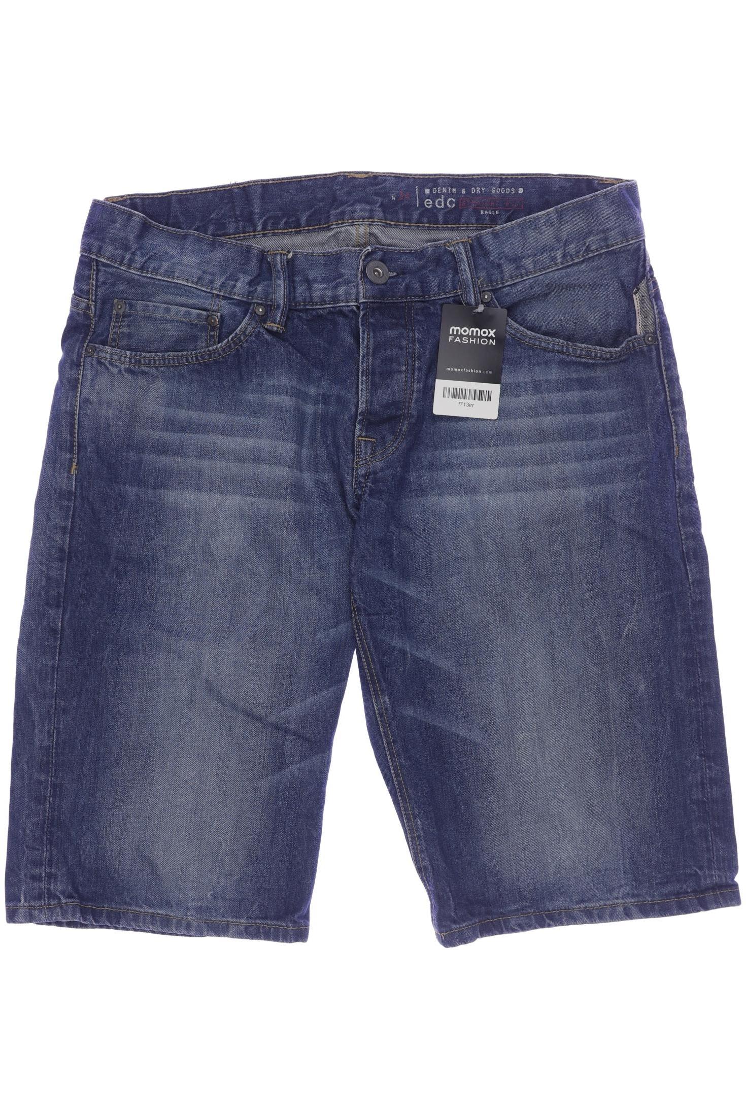 

edc by Esprit Damen Shorts, blau, Gr. 34