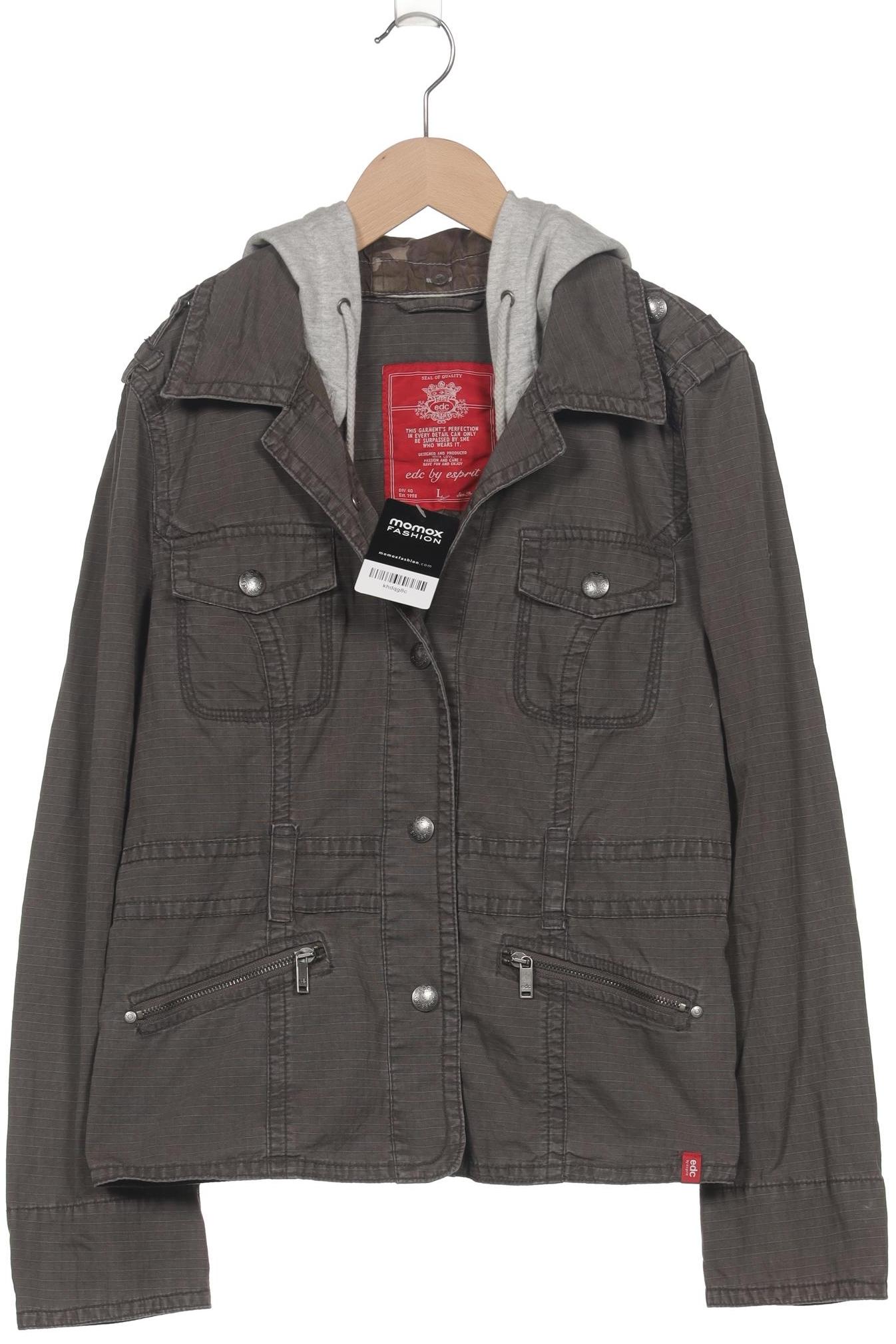 

edc by Esprit Damen Jacke, braun, Gr. 42