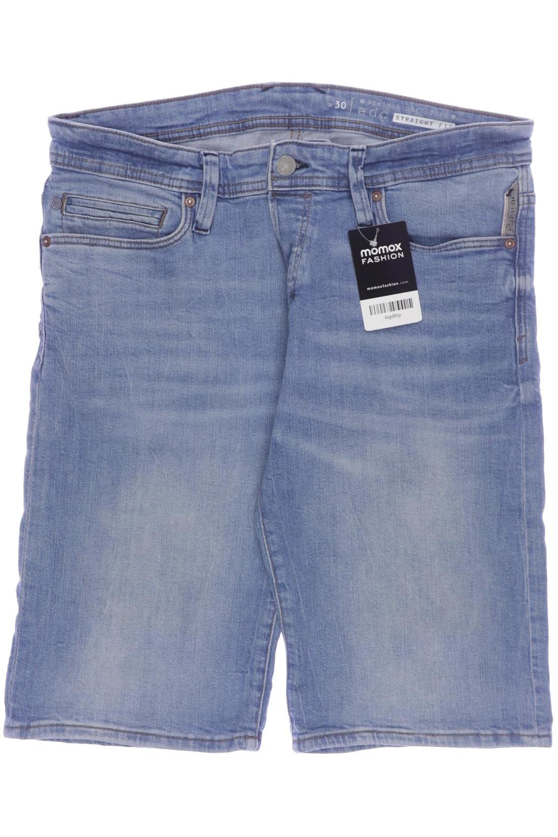 

edc by Esprit Herren Shorts, blau, Gr. 30