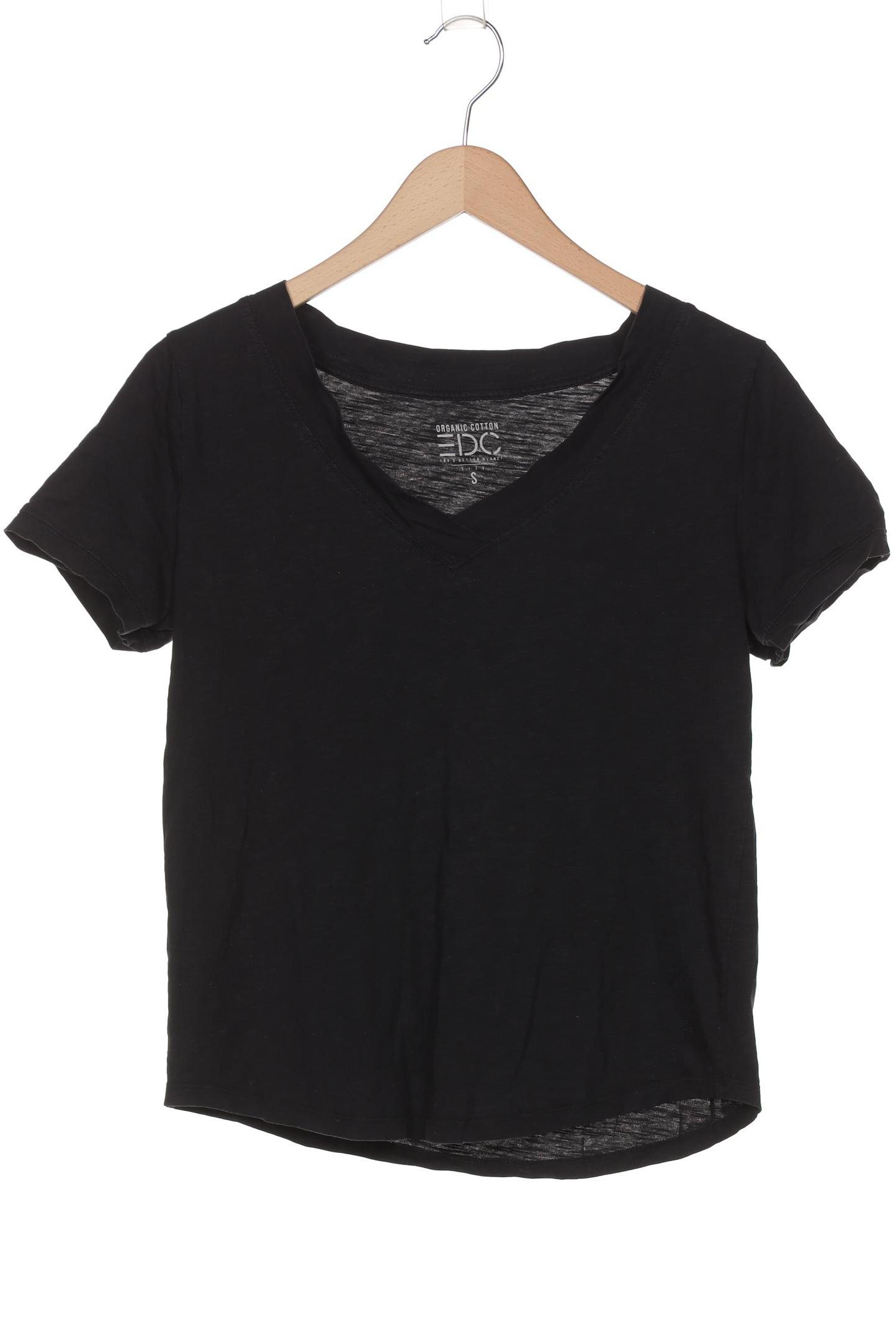 

edc by Esprit Damen T-Shirt, schwarz, Gr. 36