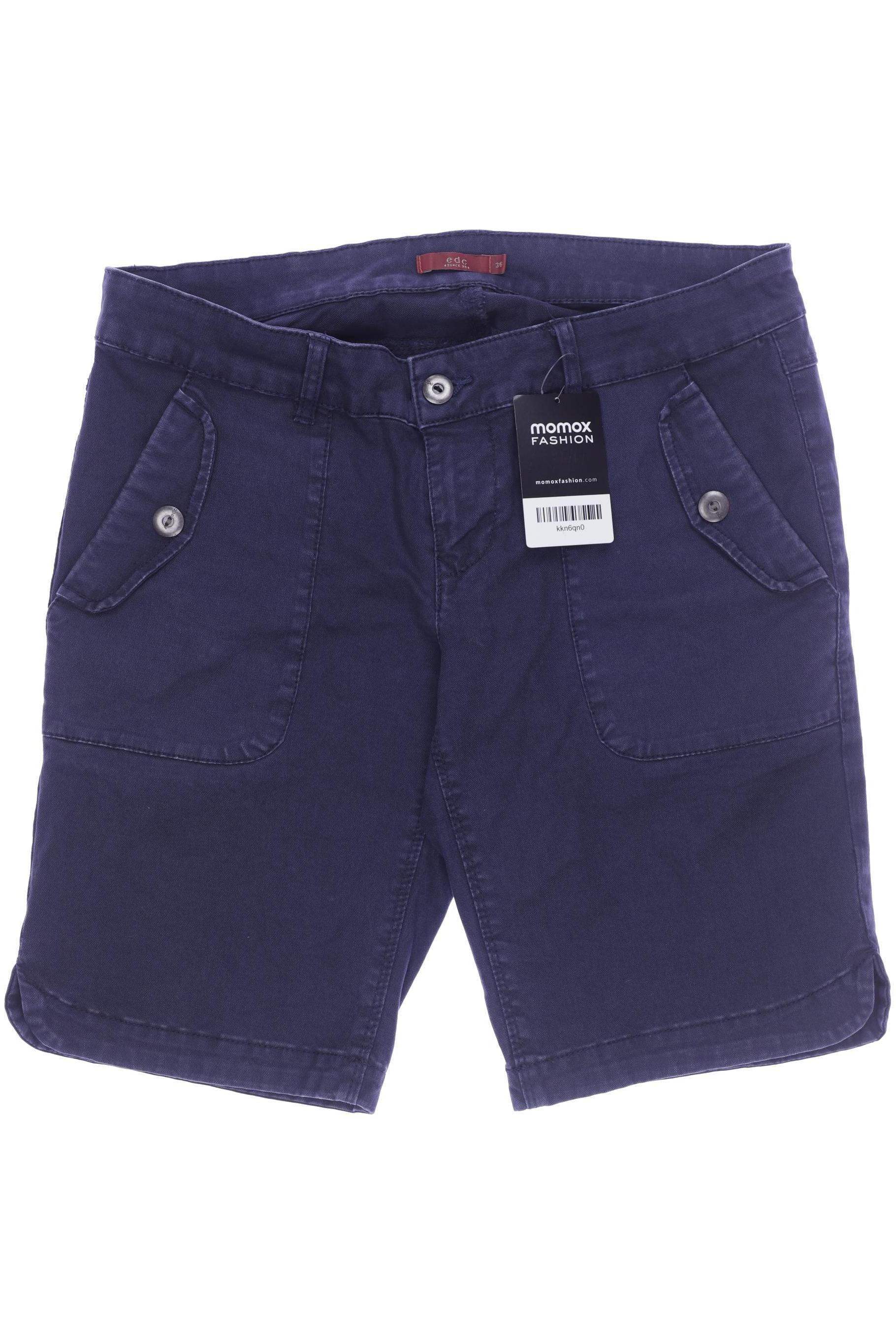 

edc by Esprit Damen Shorts, marineblau, Gr. 36