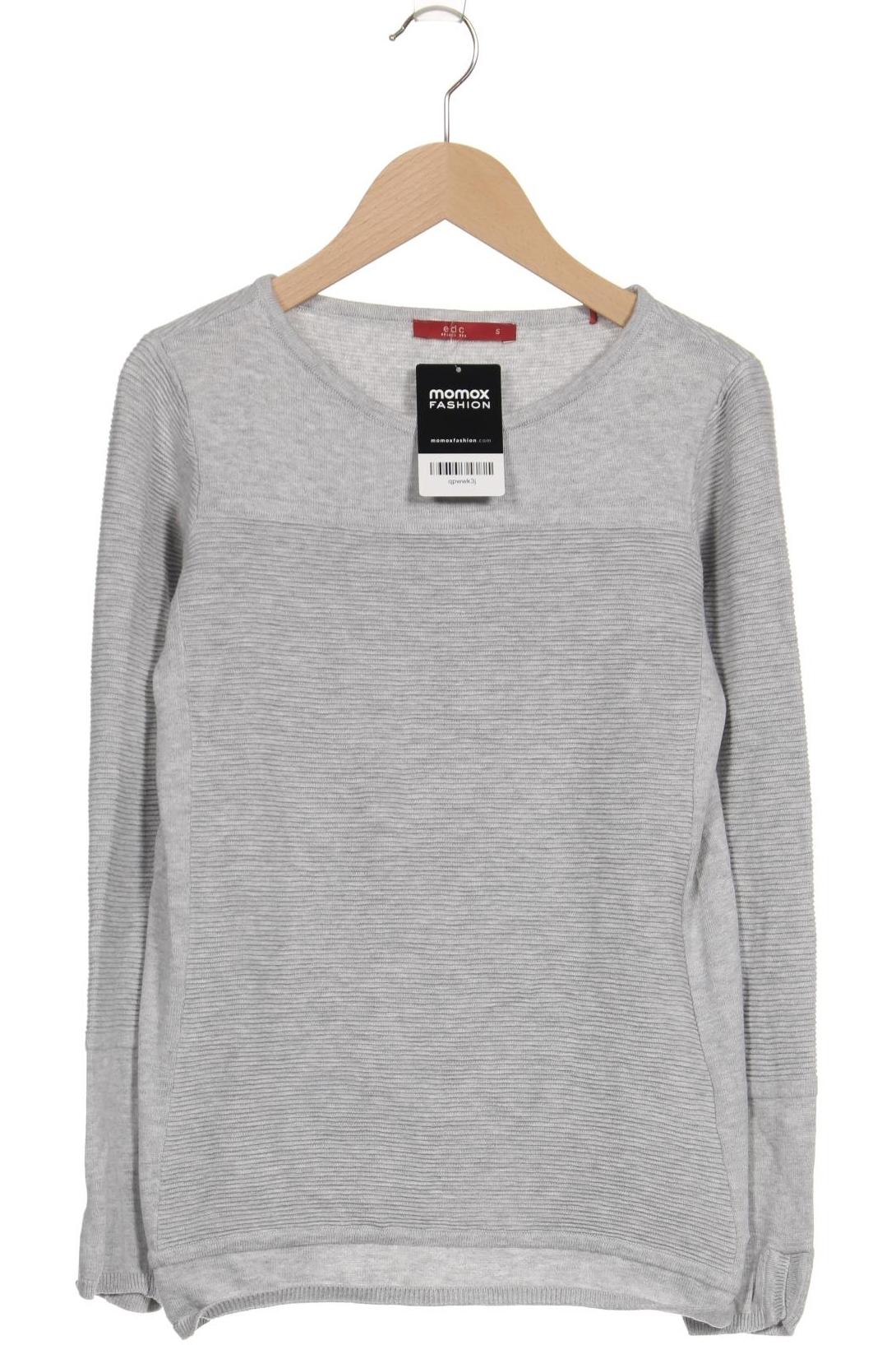 

edc by Esprit Damen Pullover, grau, Gr. 36